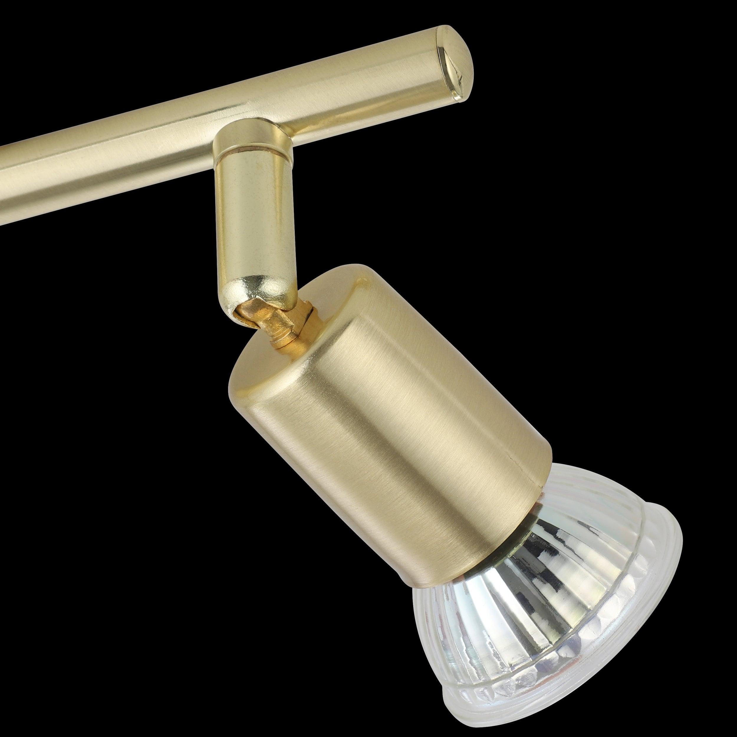 eglo buzz led brass 2 light bar spotlight Kitchen Lighting Close Up
