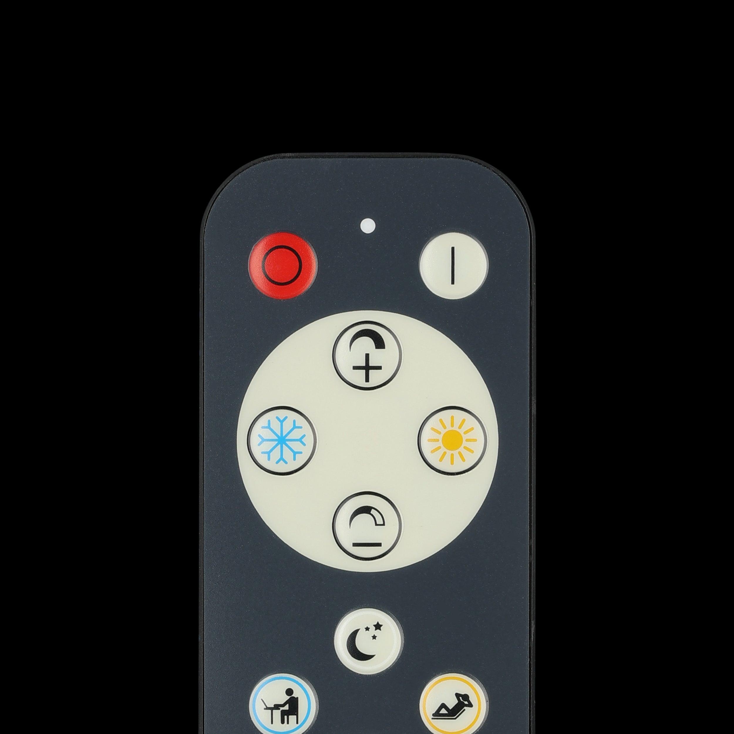 eglo access remote control living room close up