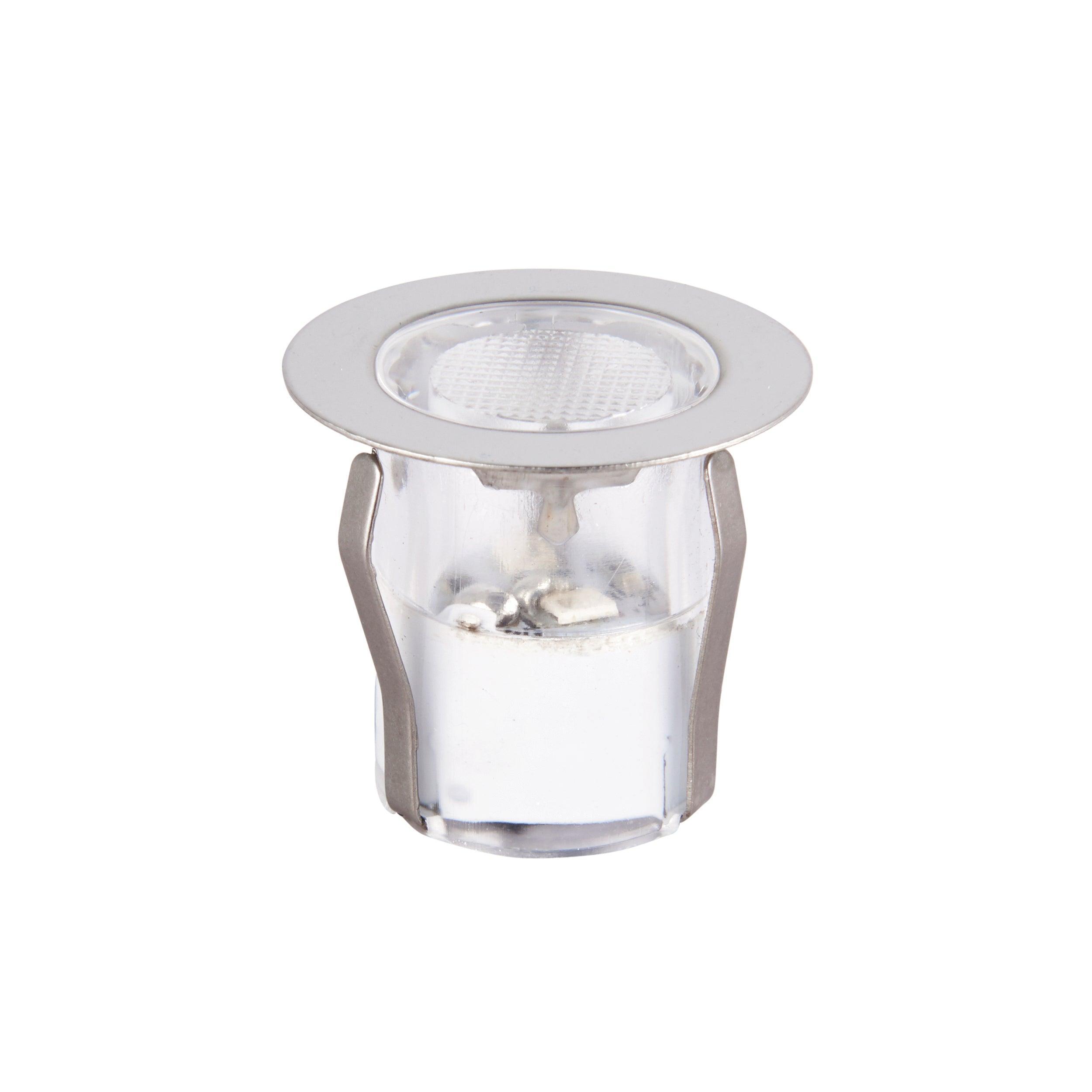 Ikon Daylight White Waterproof Decking Light 30mm Kit IP67 0.45W-clearance