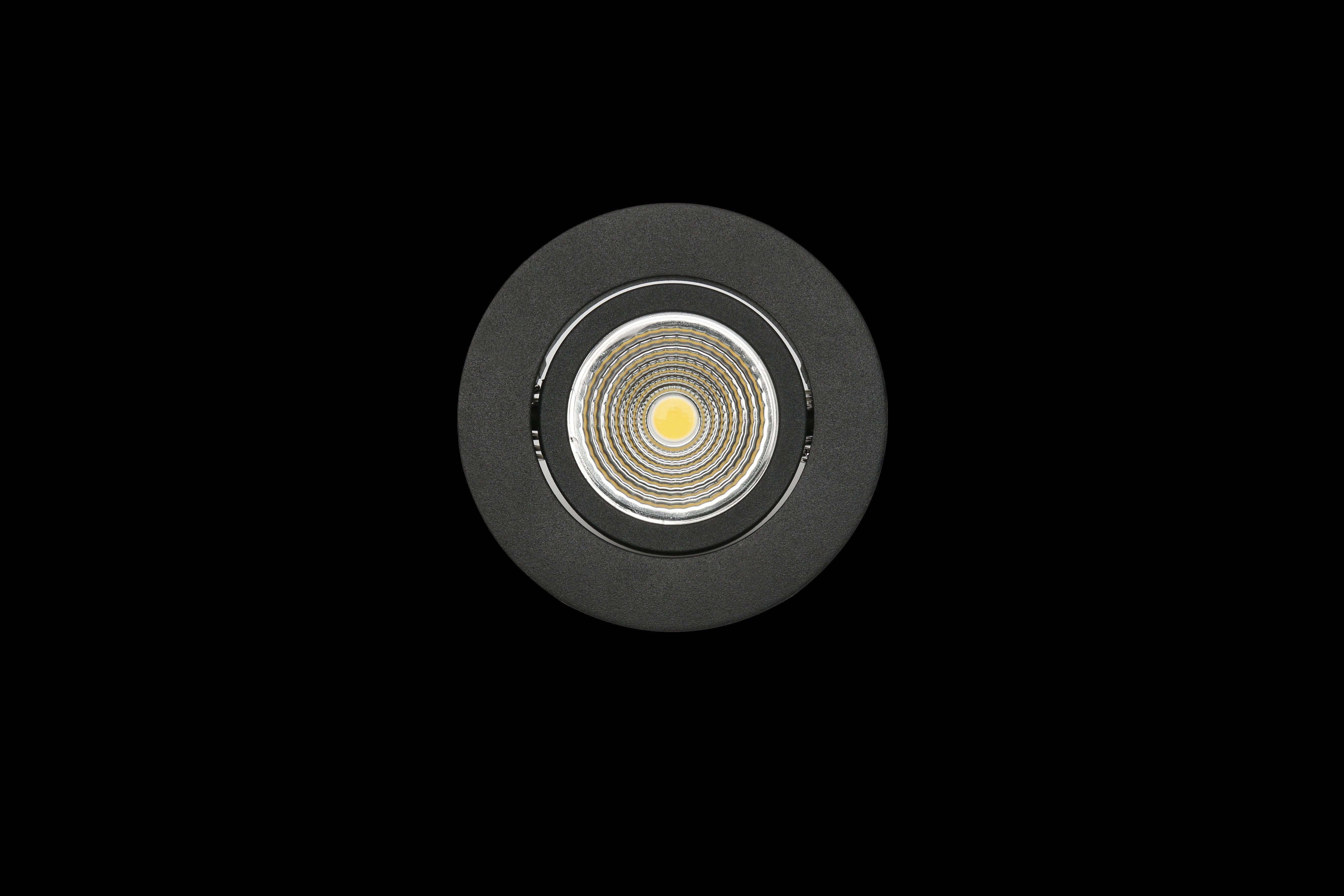 eglo saliceto black metal recessed downlight hallway lighting