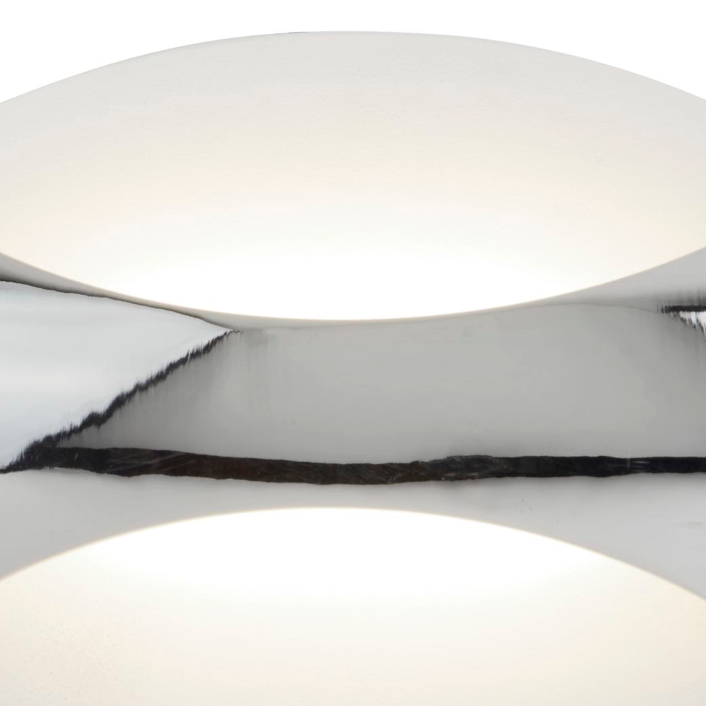 Searchlight Glow LED Oval Chrom Wall Light