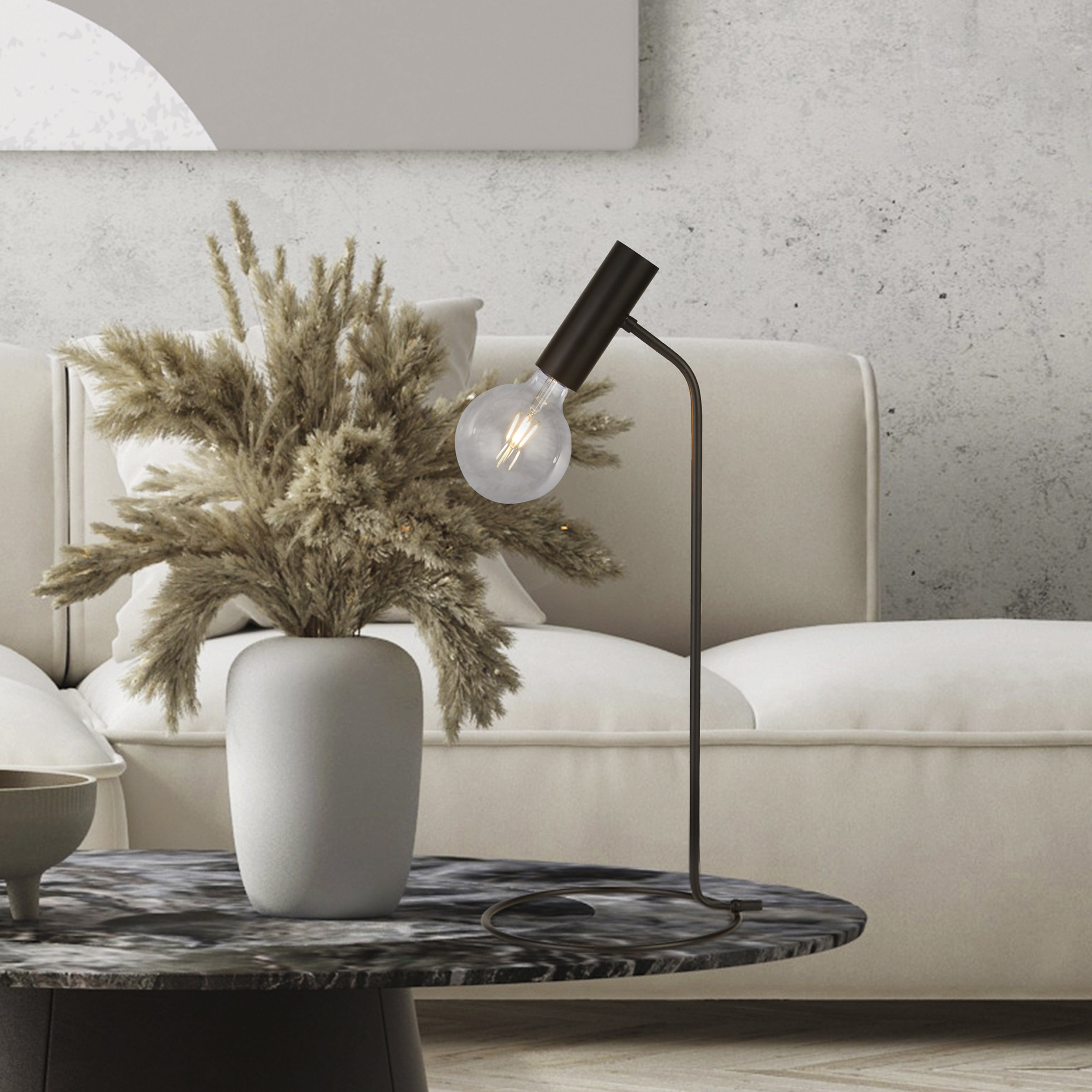 Searchlight Dulwich Black Table Lamp