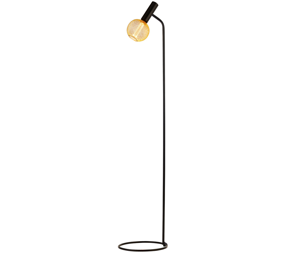 Searchlight Dulwich Black Floor Lamp-warehouse-180926