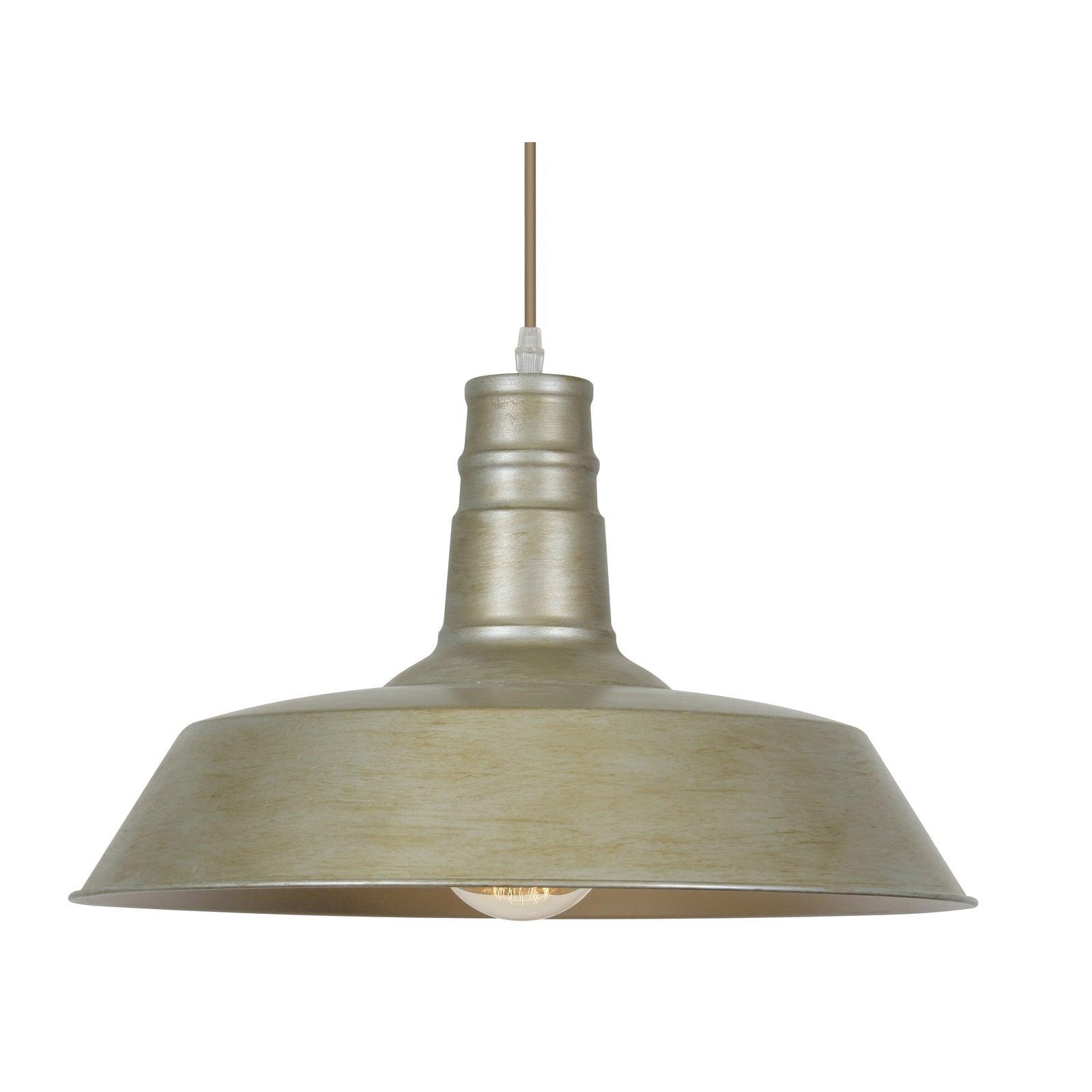 Oaks Lighting Mere Champagne Painted Ceiling Pendant-clearance