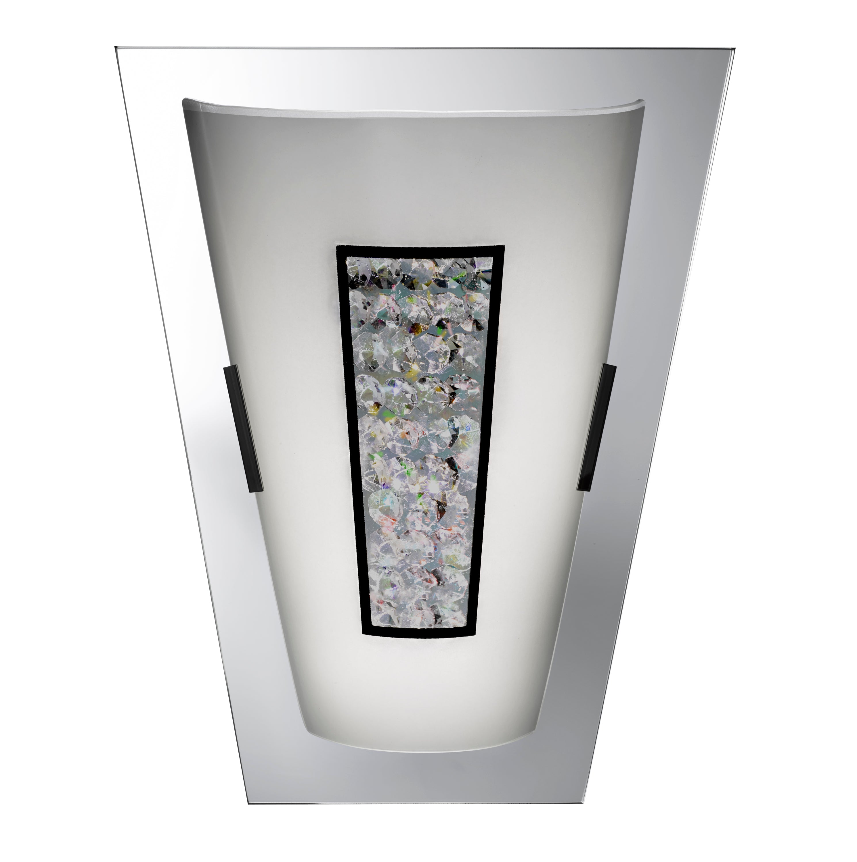 Searchlight Portland LED Chrome Bathroom Wall Light - IP44