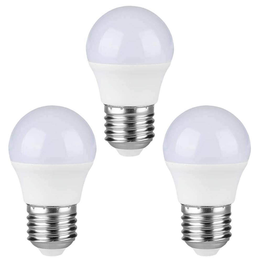 3 x E27 LED 4.5W Non-Dimmable Lamp/Bulb (40W Equivalent)