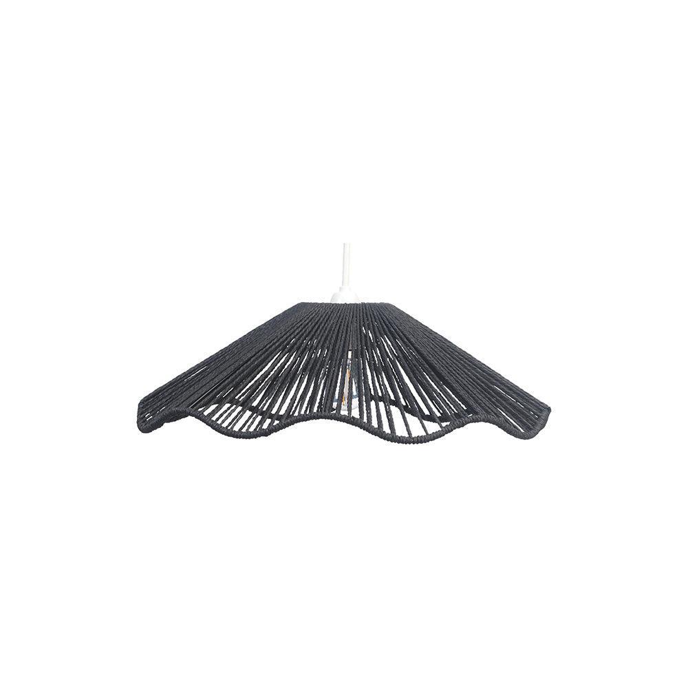 Tamura Easy Fit Black Paper String Ceiling Lamp Shade-warehouse-clearance-020426