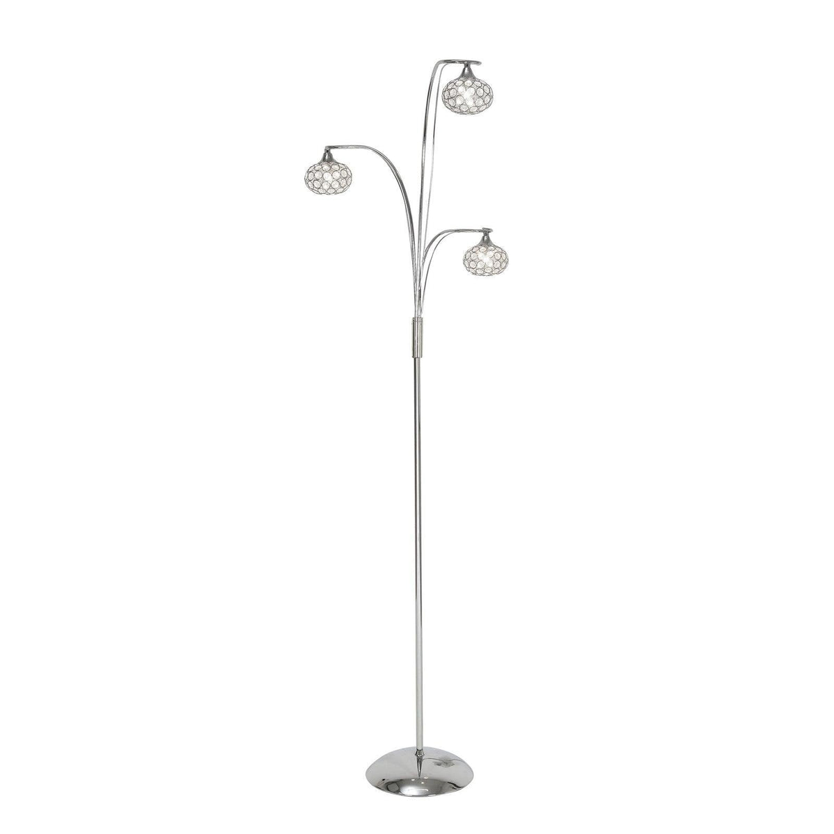 Toulon Polished Chrome Living Room Floor Lamp-OB-180926
