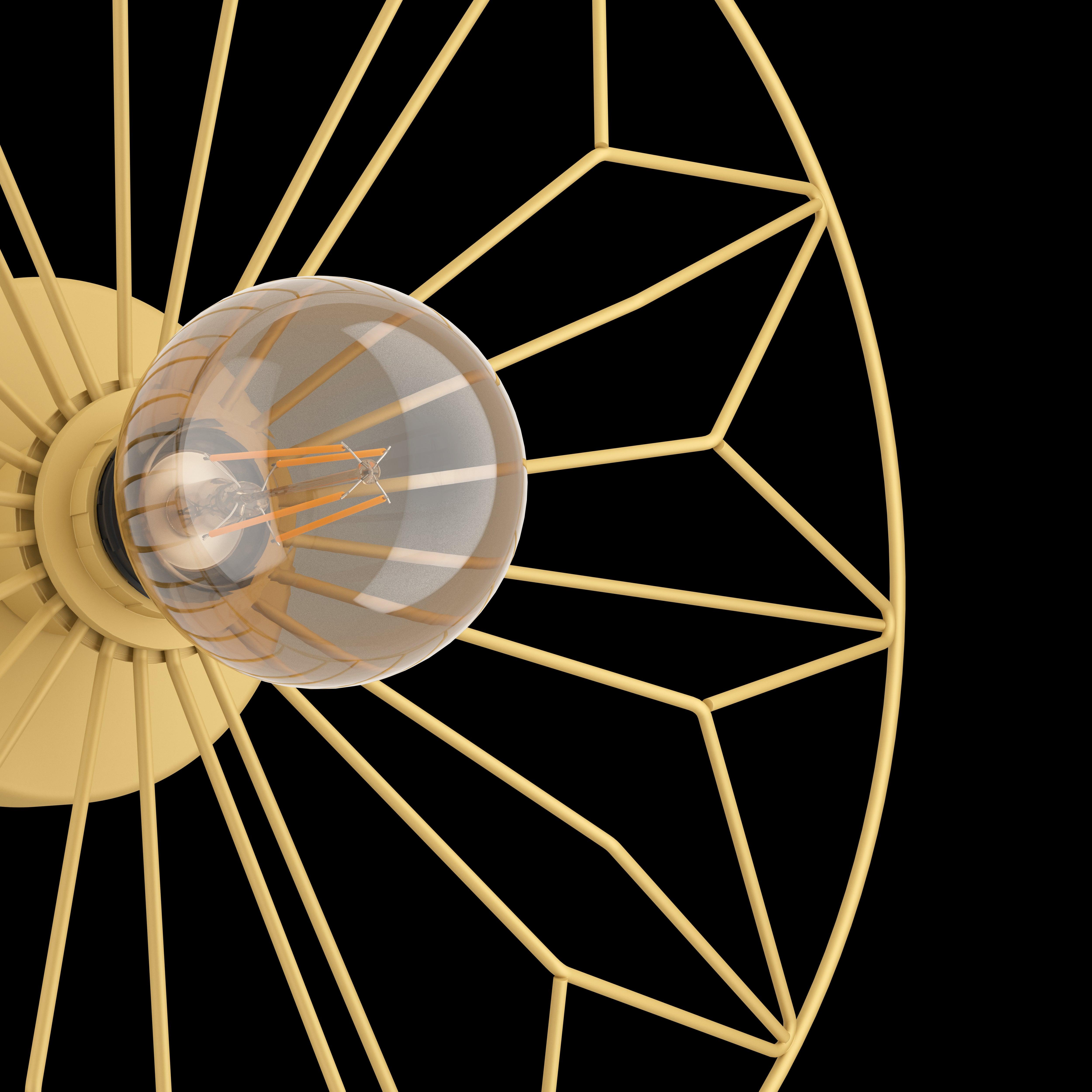 eglo castanuelo gold retro flush ceiling light Kitchen Lighting Close Up