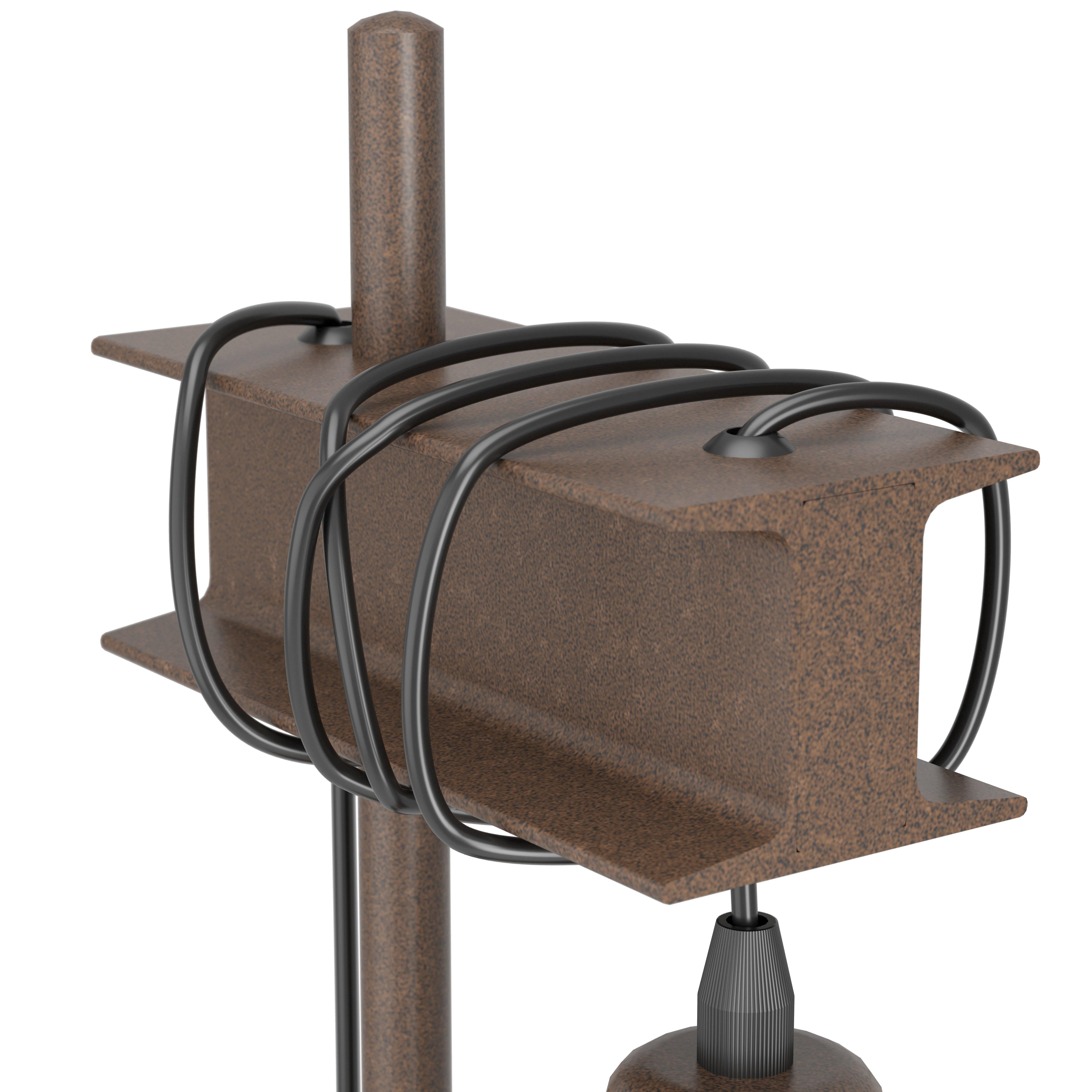 eglo townshend 4 brown metal table lamp Kitchen Lighting Close Up