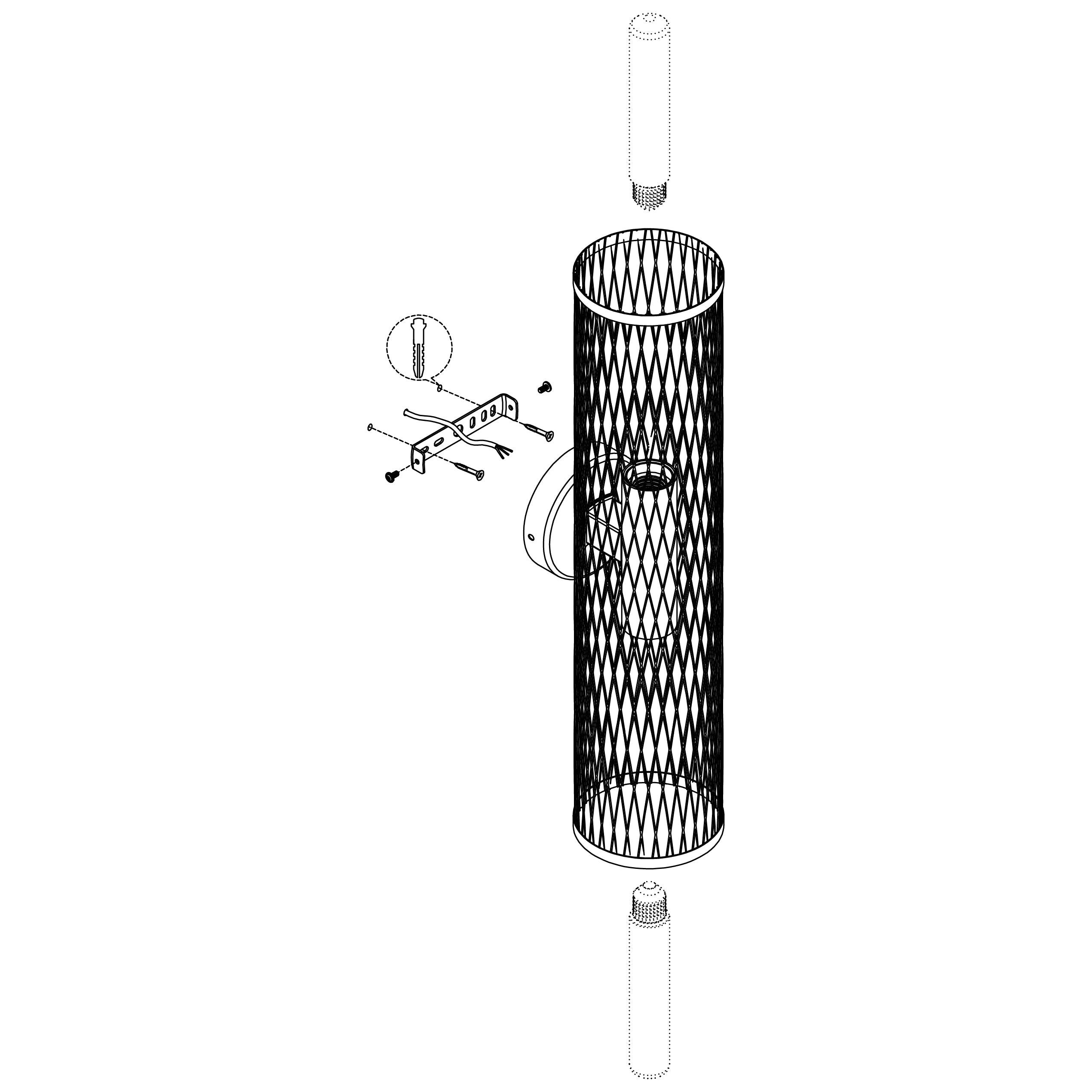 eglo redcliffe black 2 light mesh flush kitchen lighting