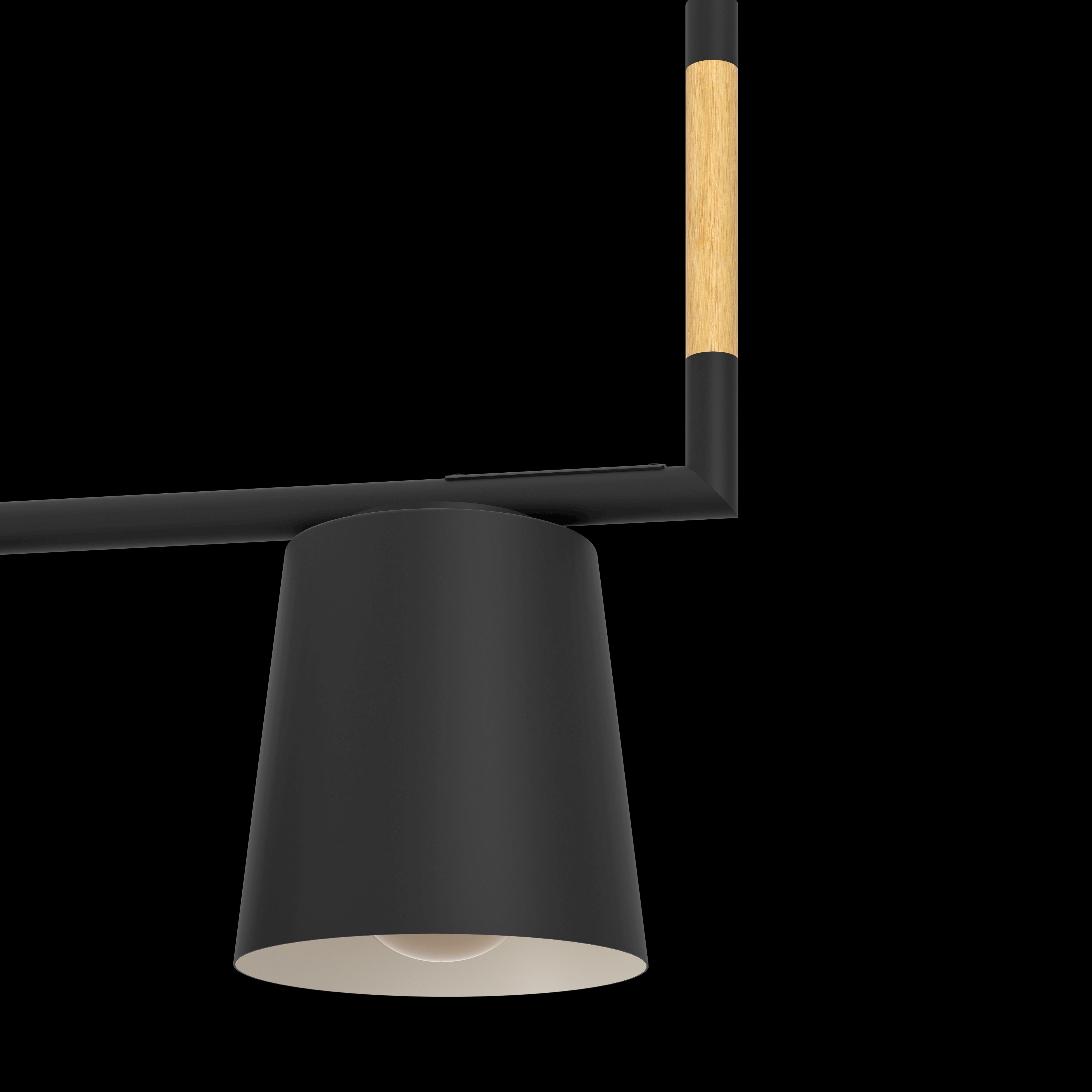 eglo lacey u shaped black metal 3 light ceiling pendant kitchen lighting