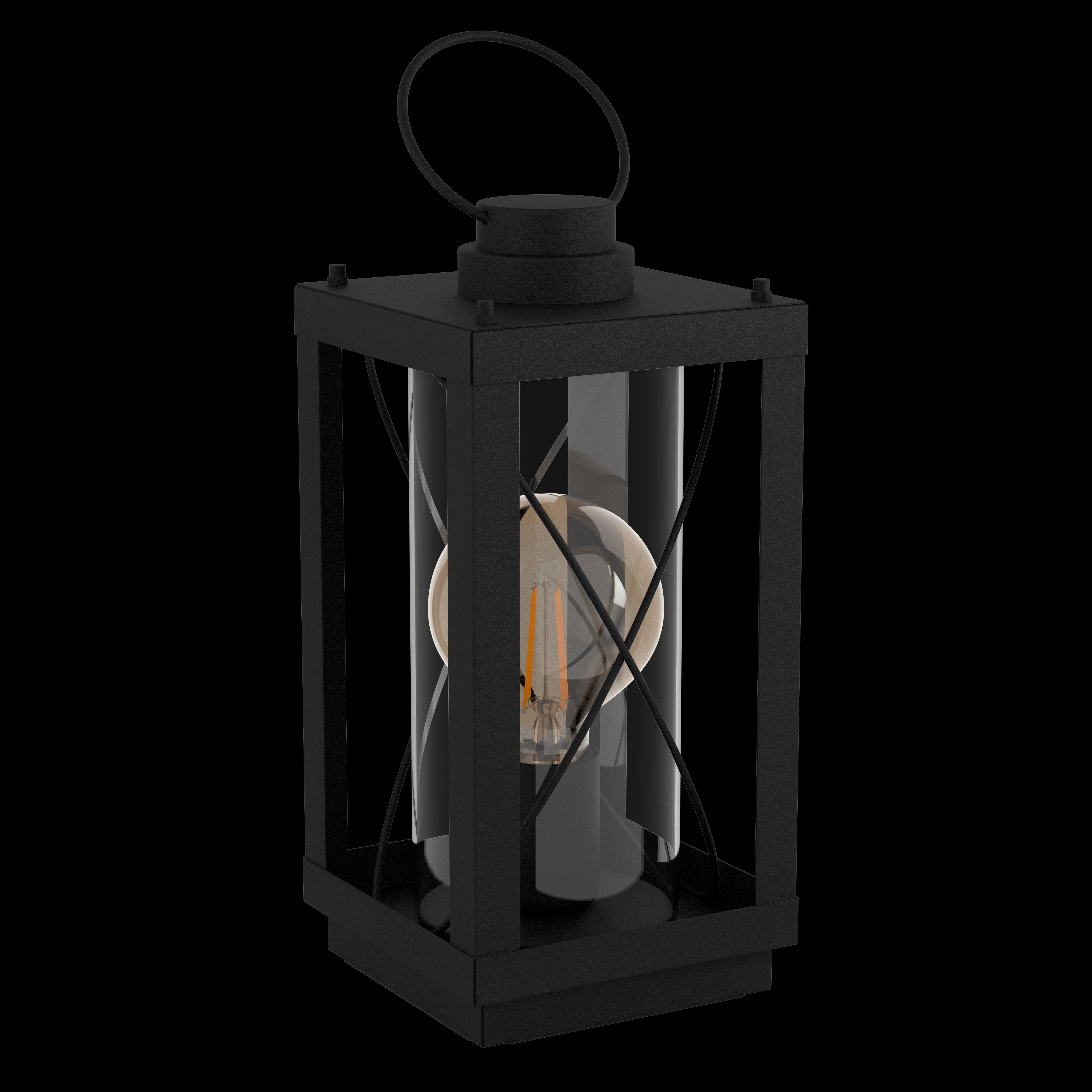 eglo bradford 1 black cross wired table lamp