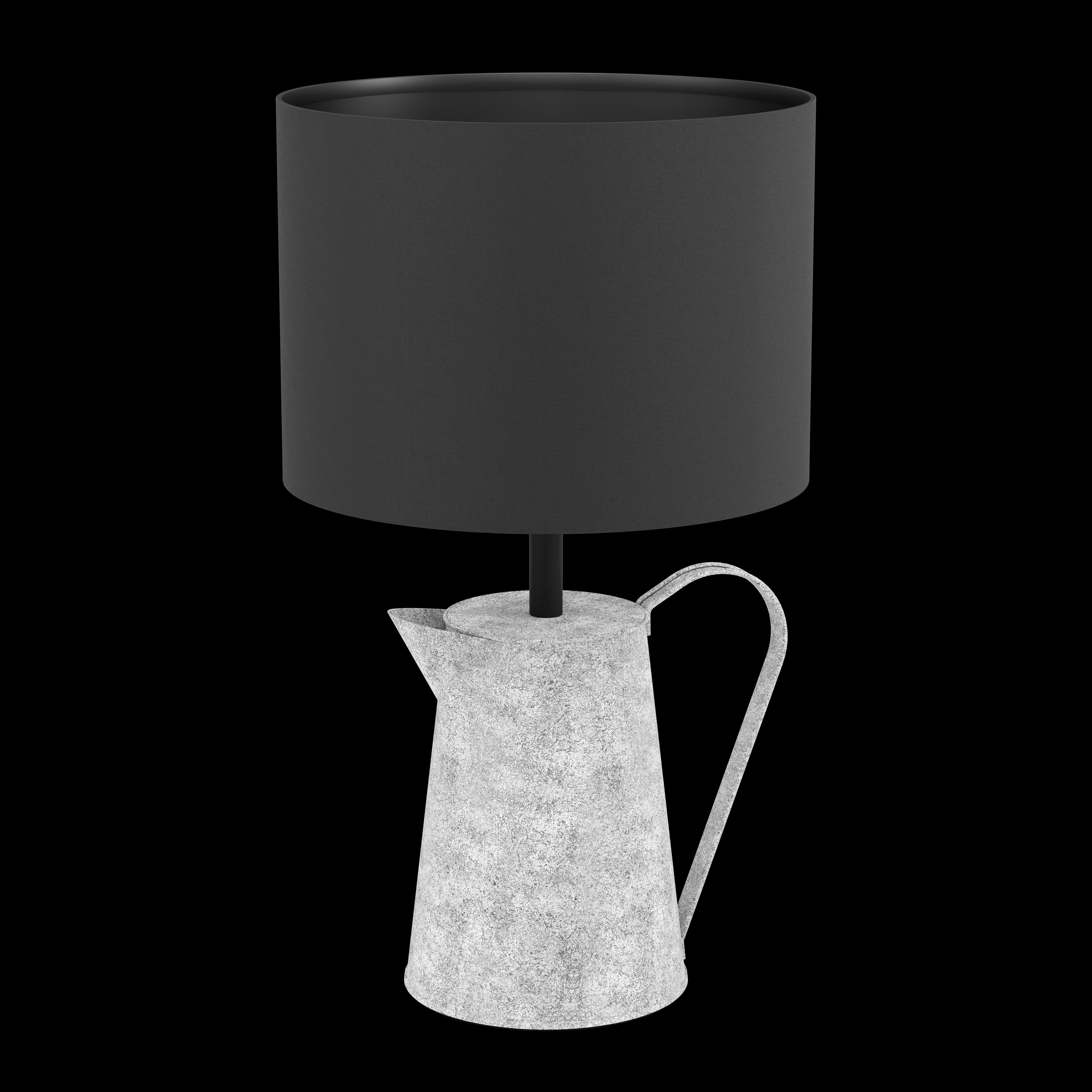 eglo kensal watering can design table lamp black shade living room image