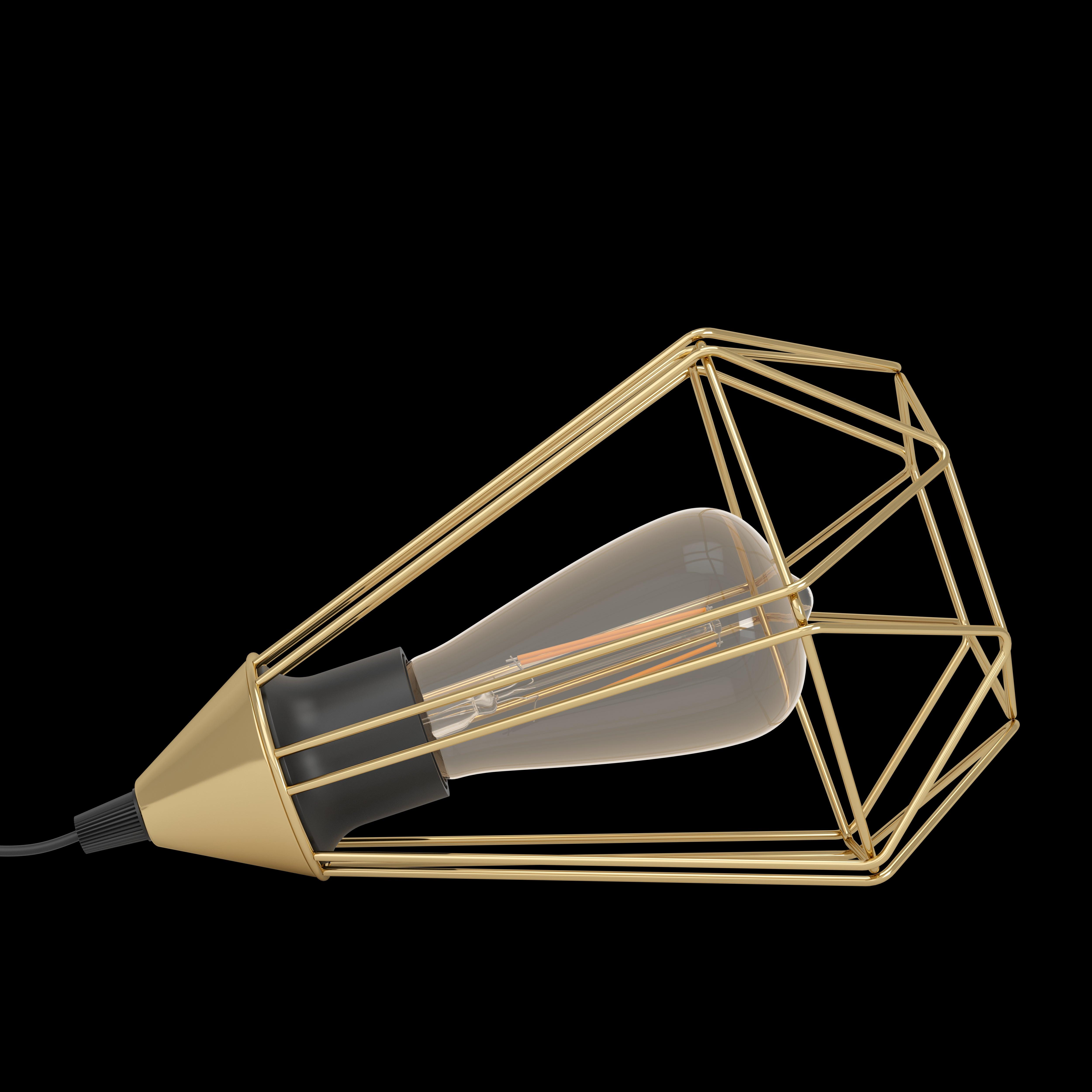 eglo tarbes brass wire table lamp living room image