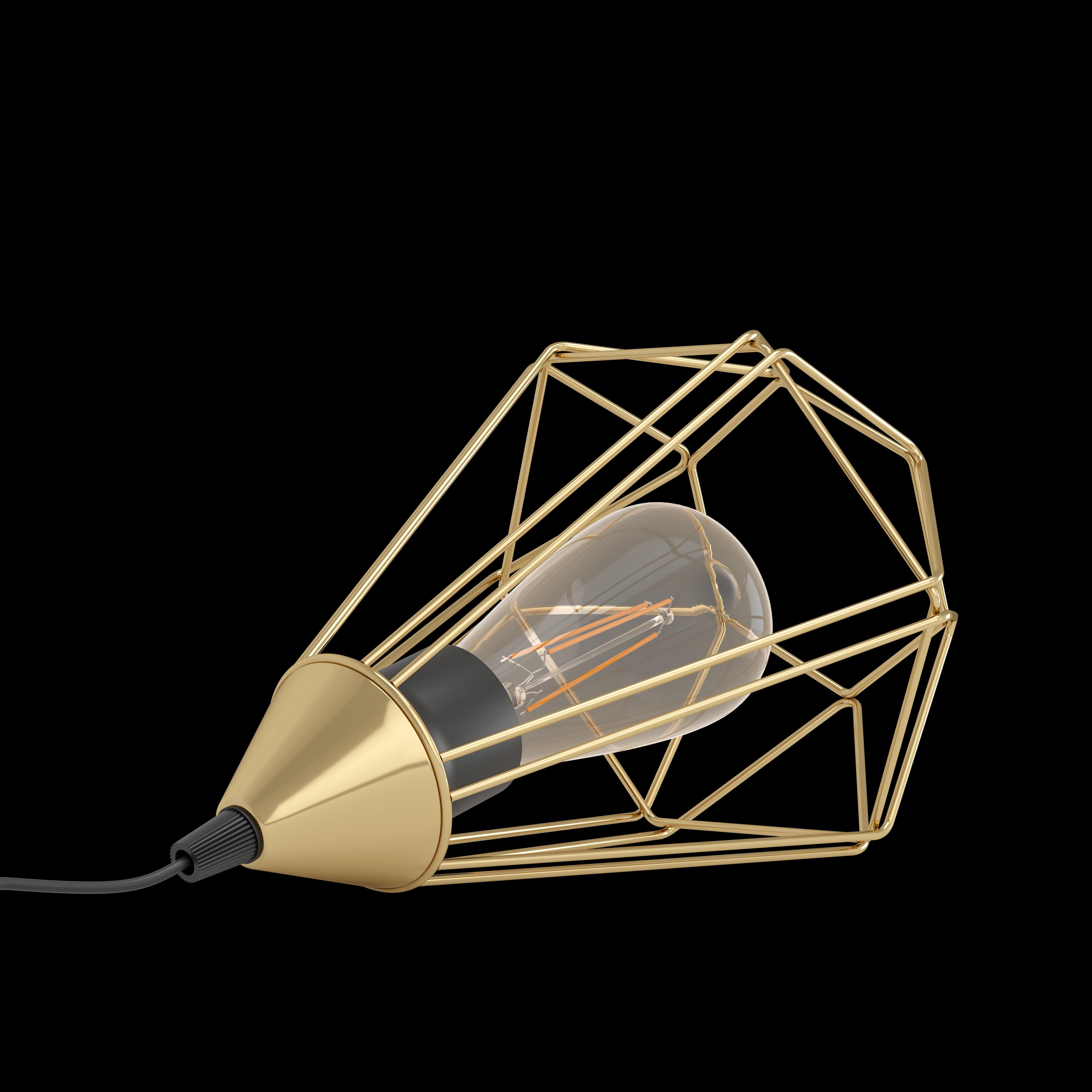 eglo tarbes brass wire table lamp kitchen lighting