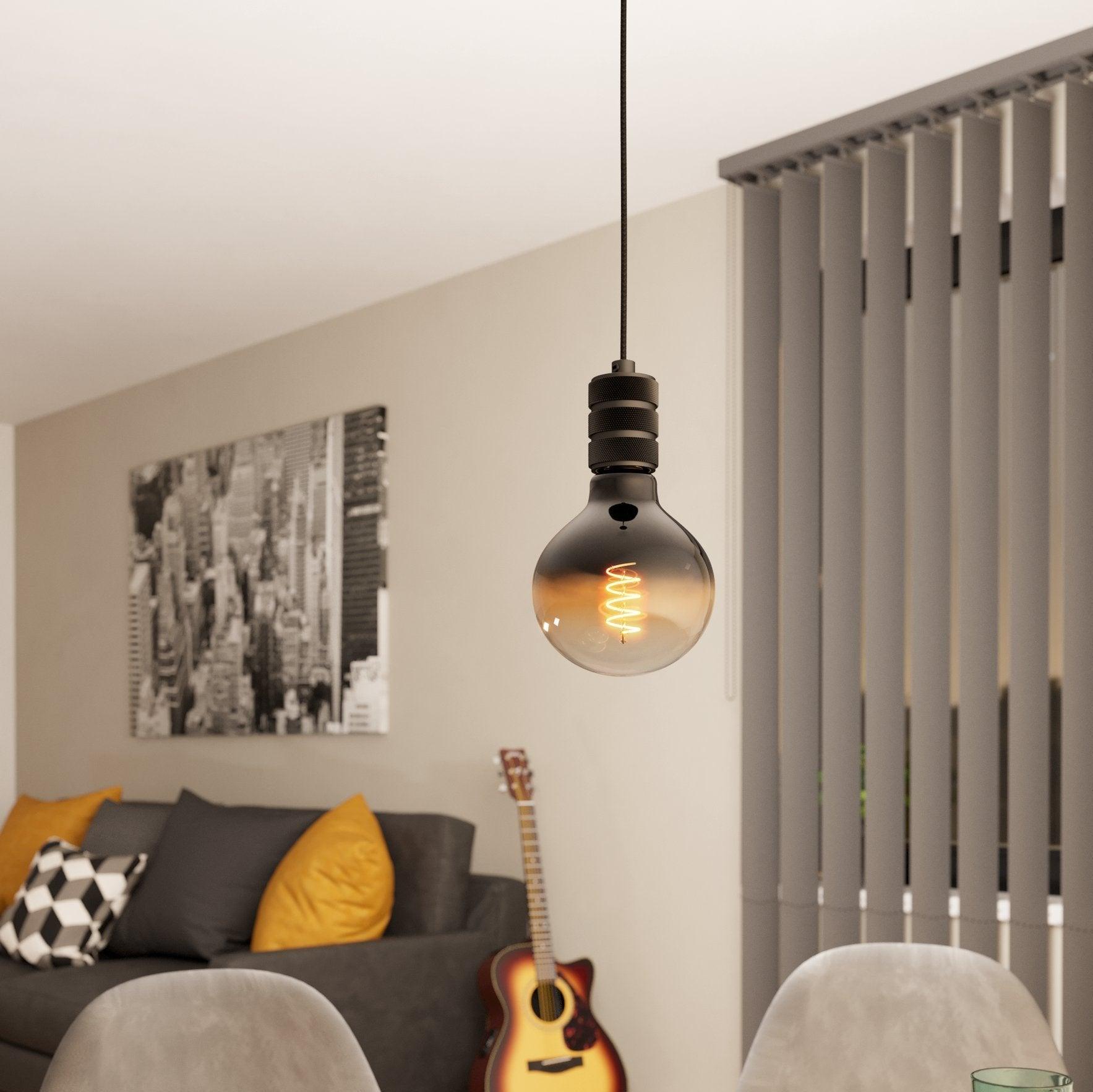 eglo yorth black nickel cable set ceiling pendant