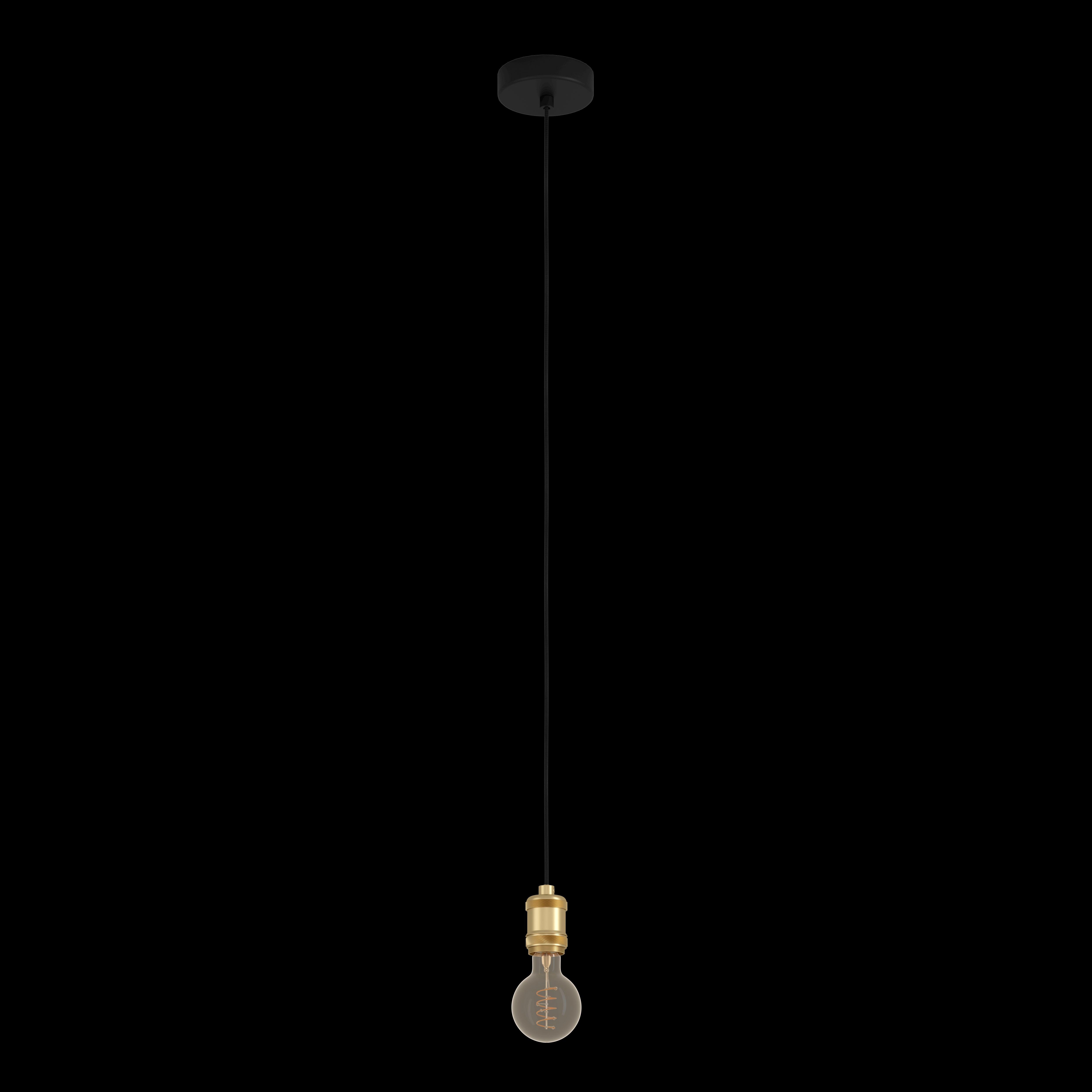 eglo yorth black gold nickel cable set ceiling pendant living room image