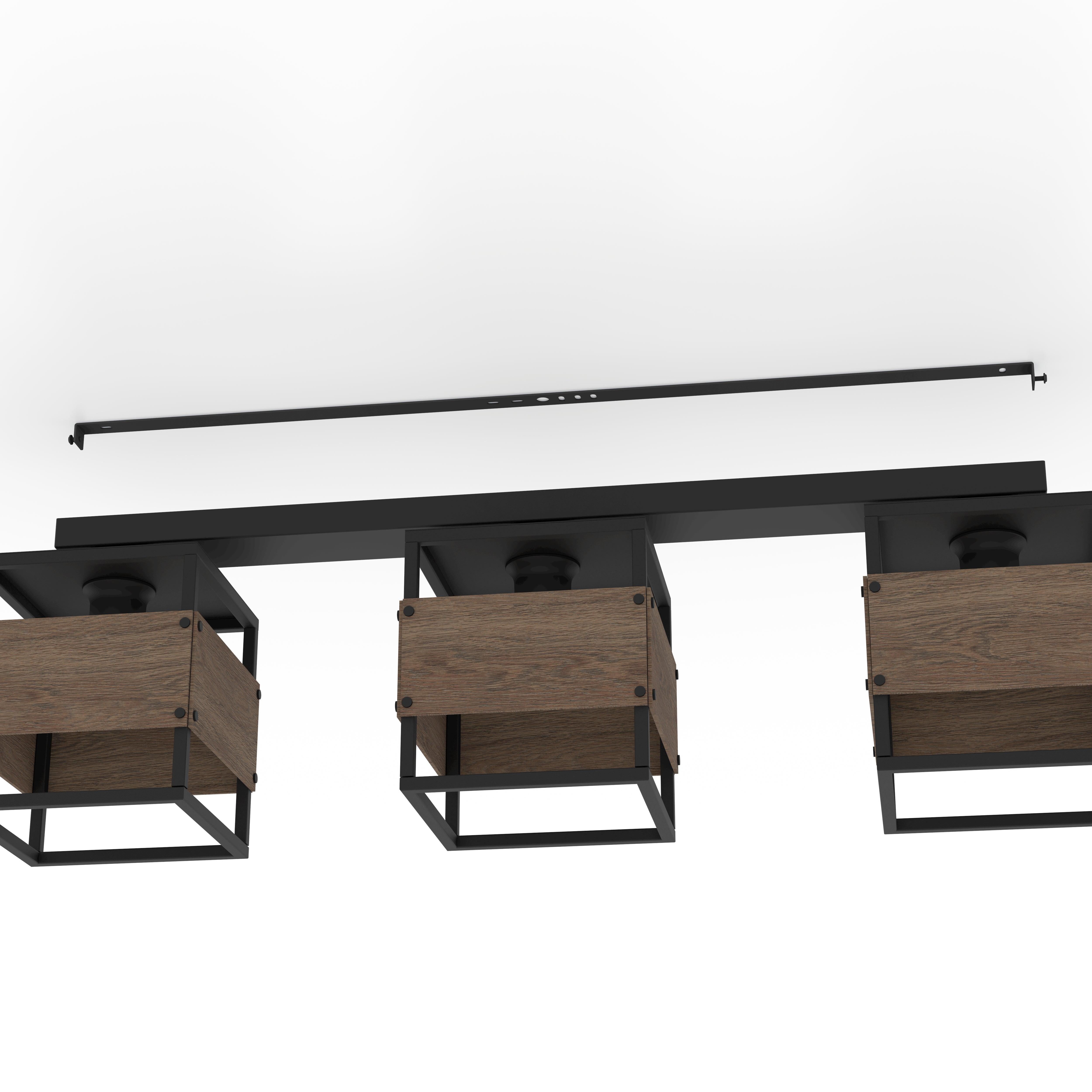 eglo evesham flush 3 light brown black ceiling light kitchen lighting