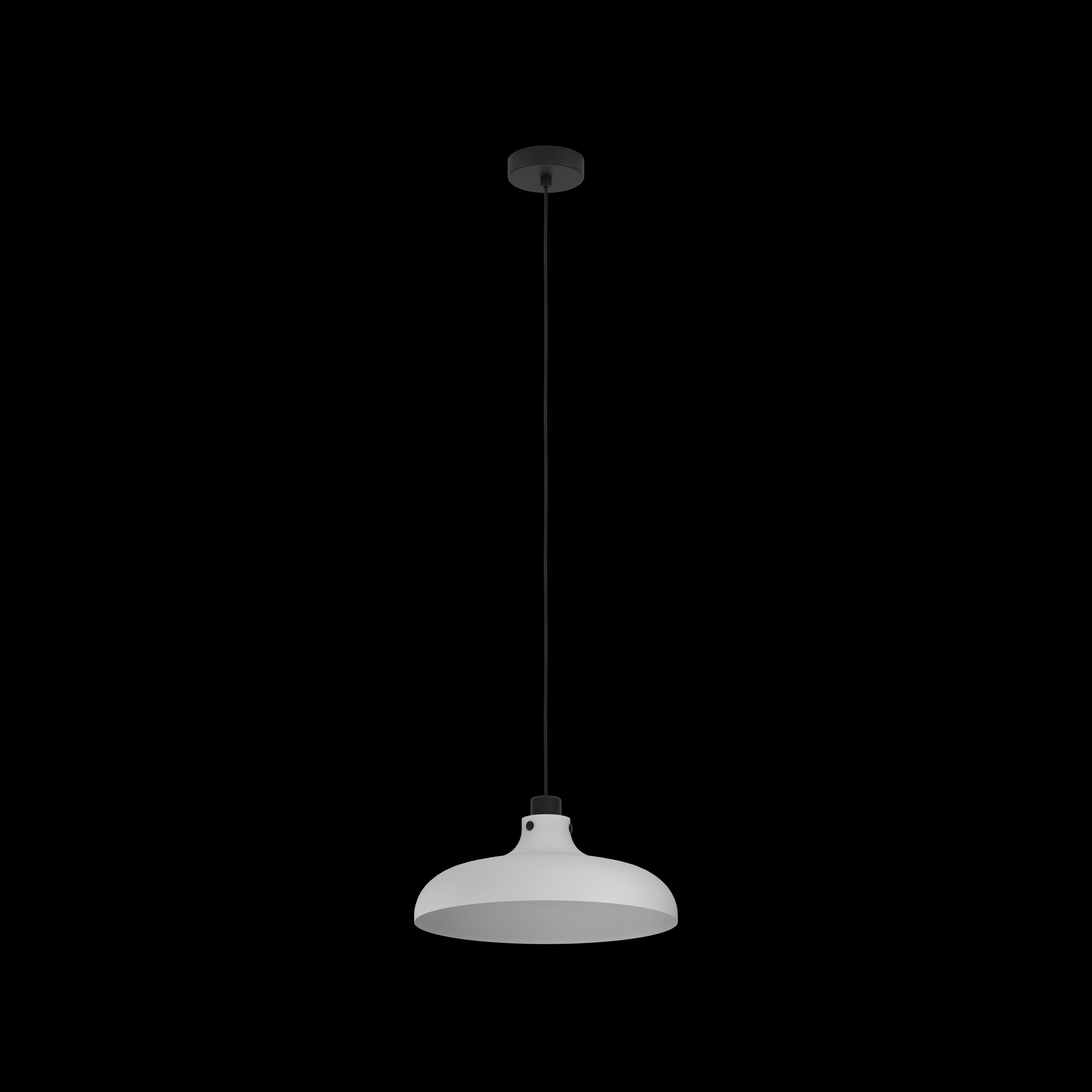 eglo matlock pale grey industrial ceiling pendant living room image