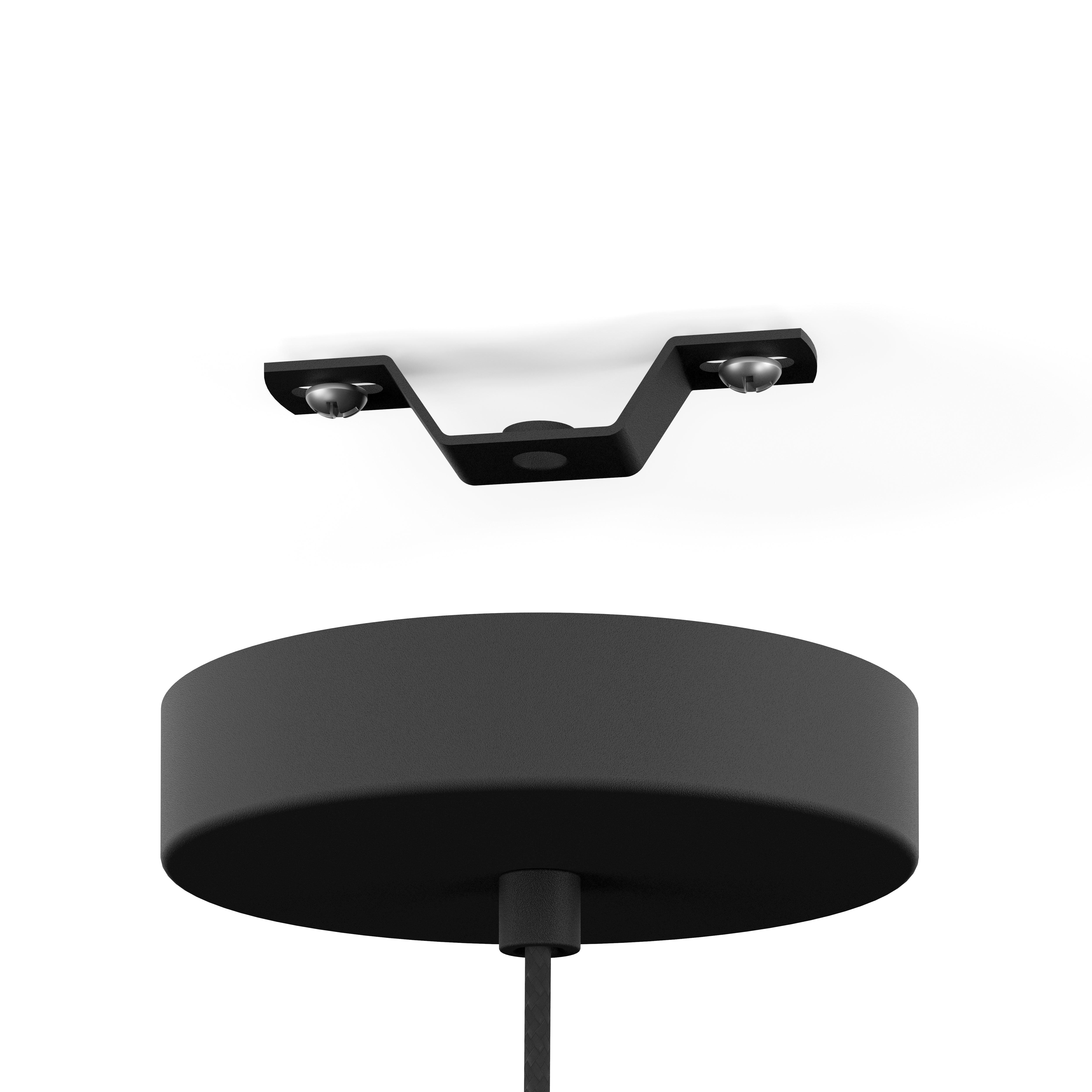 eglo grizedale black brass japanese inspired ceiling pendant Kitchen Lighting Close Up