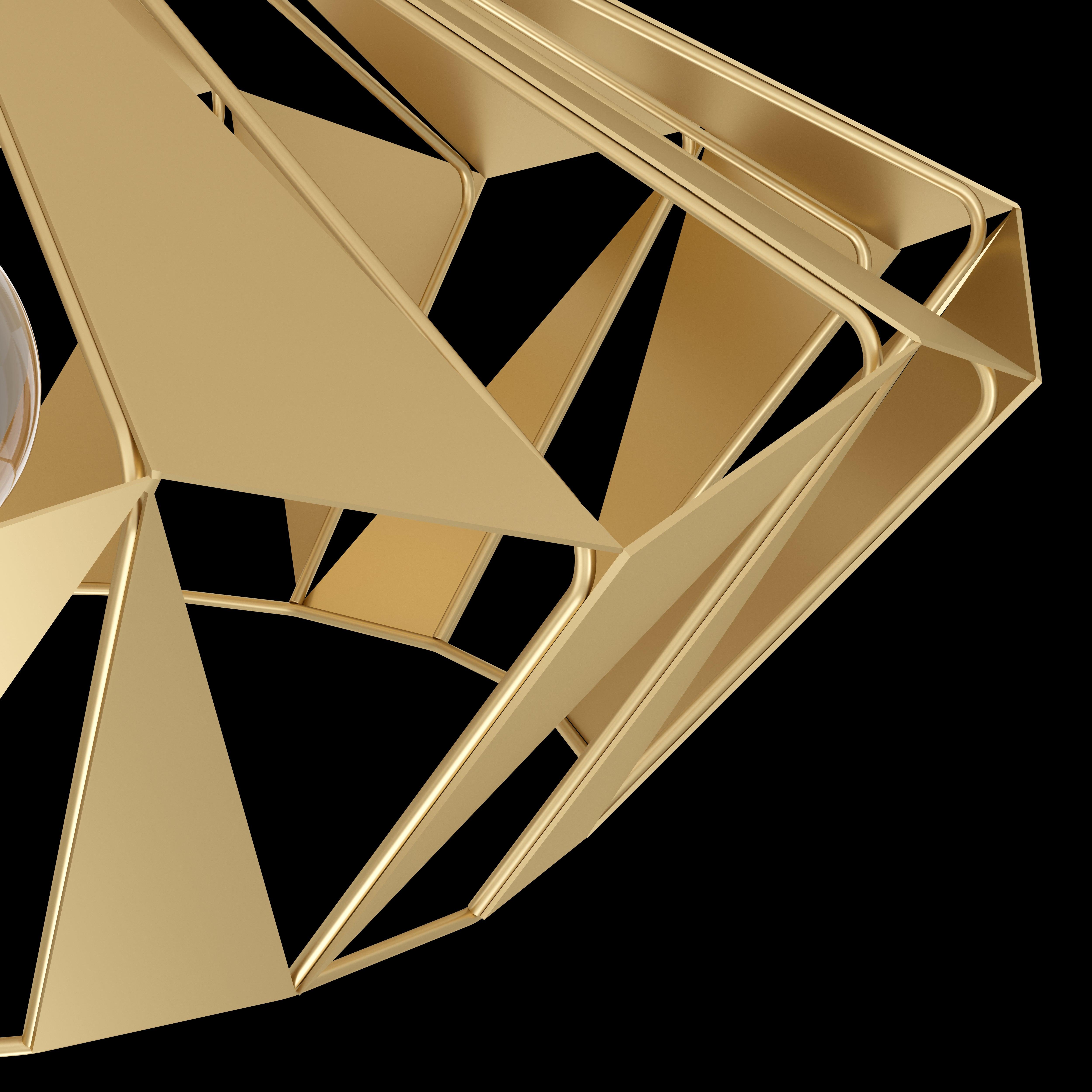 eglo carlton gold flush ceiling light Kitchen Lighting Close Up