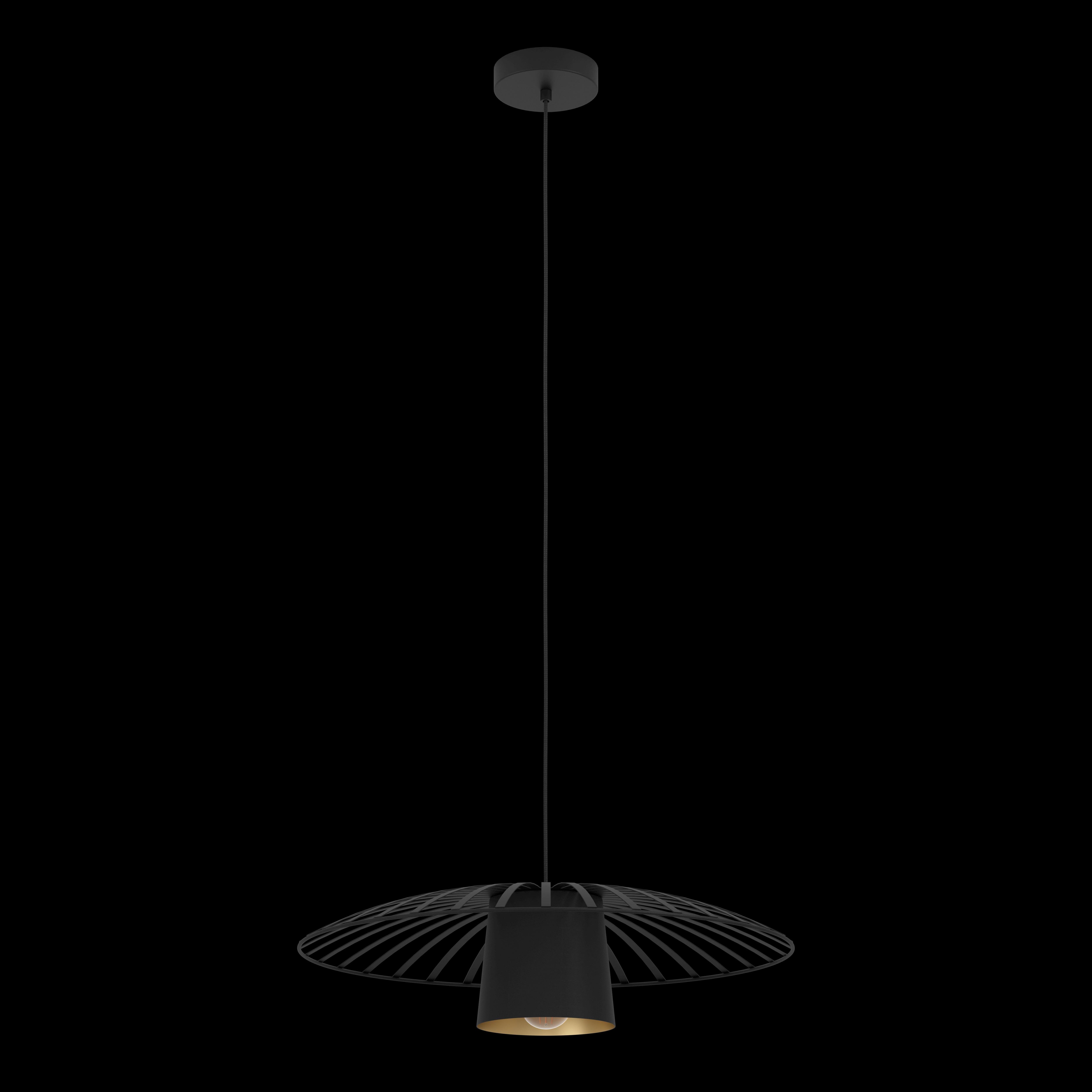 eglo felixkirk black gold metal ceiling pendant kitchen lighting