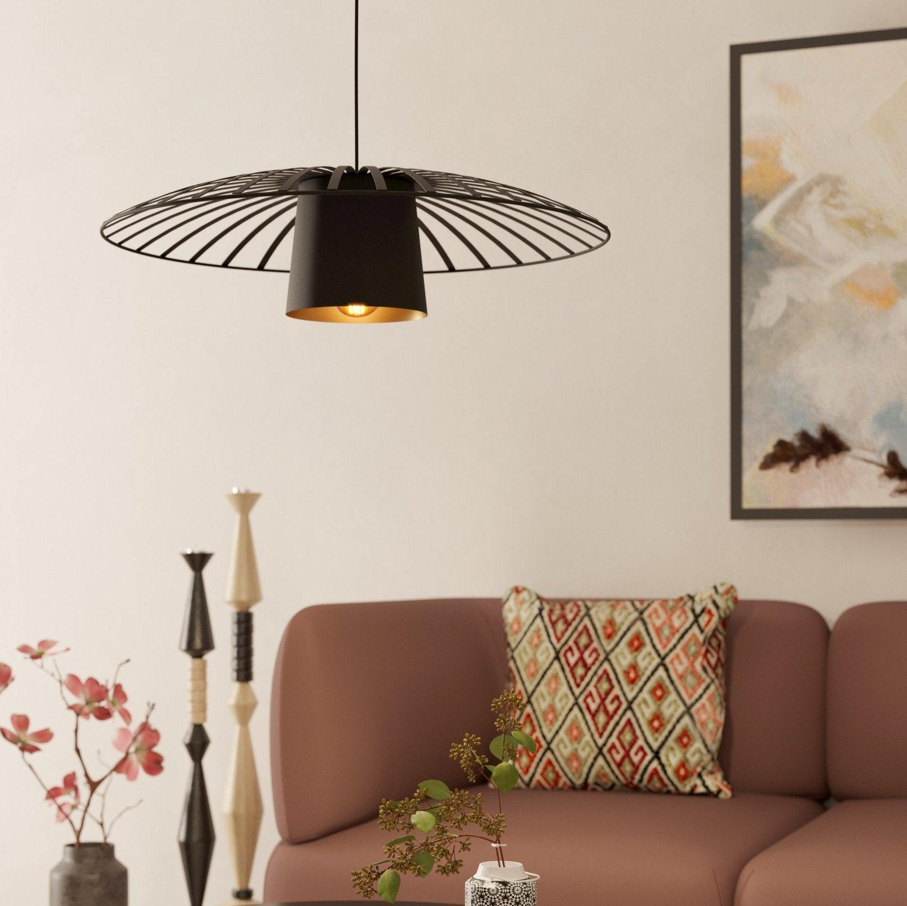 eglo felixkirk black gold metal ceiling pendant