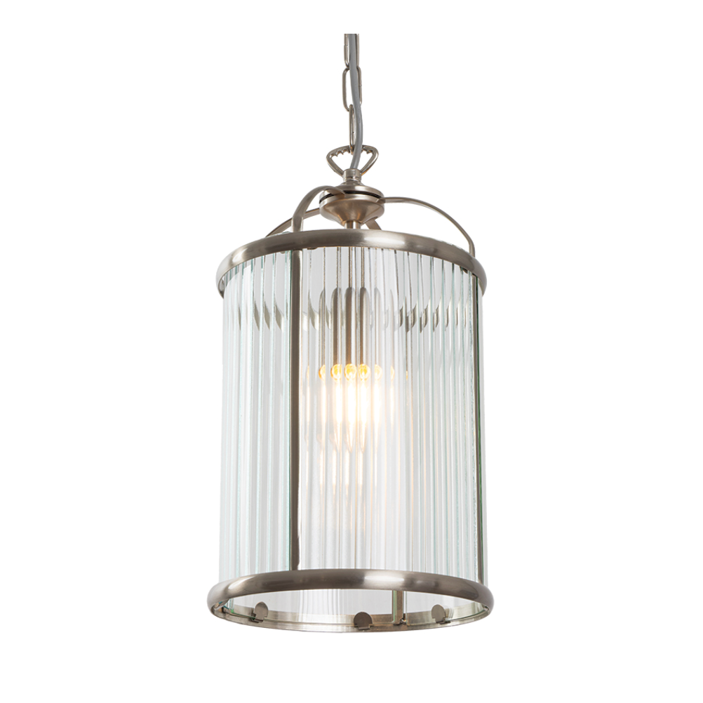 Fern Antique Chrome Hallway Ceiling Light