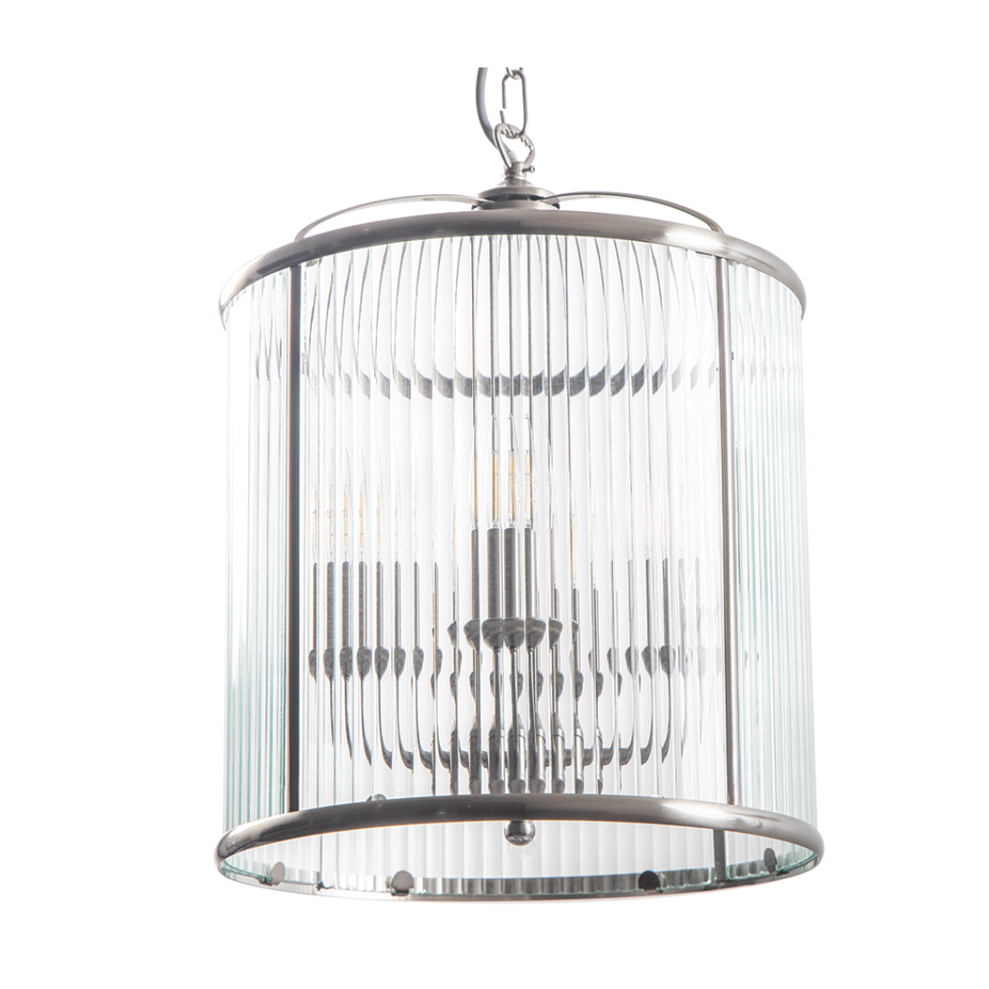 Fern Antique Chrome 4 Light Hallway Light