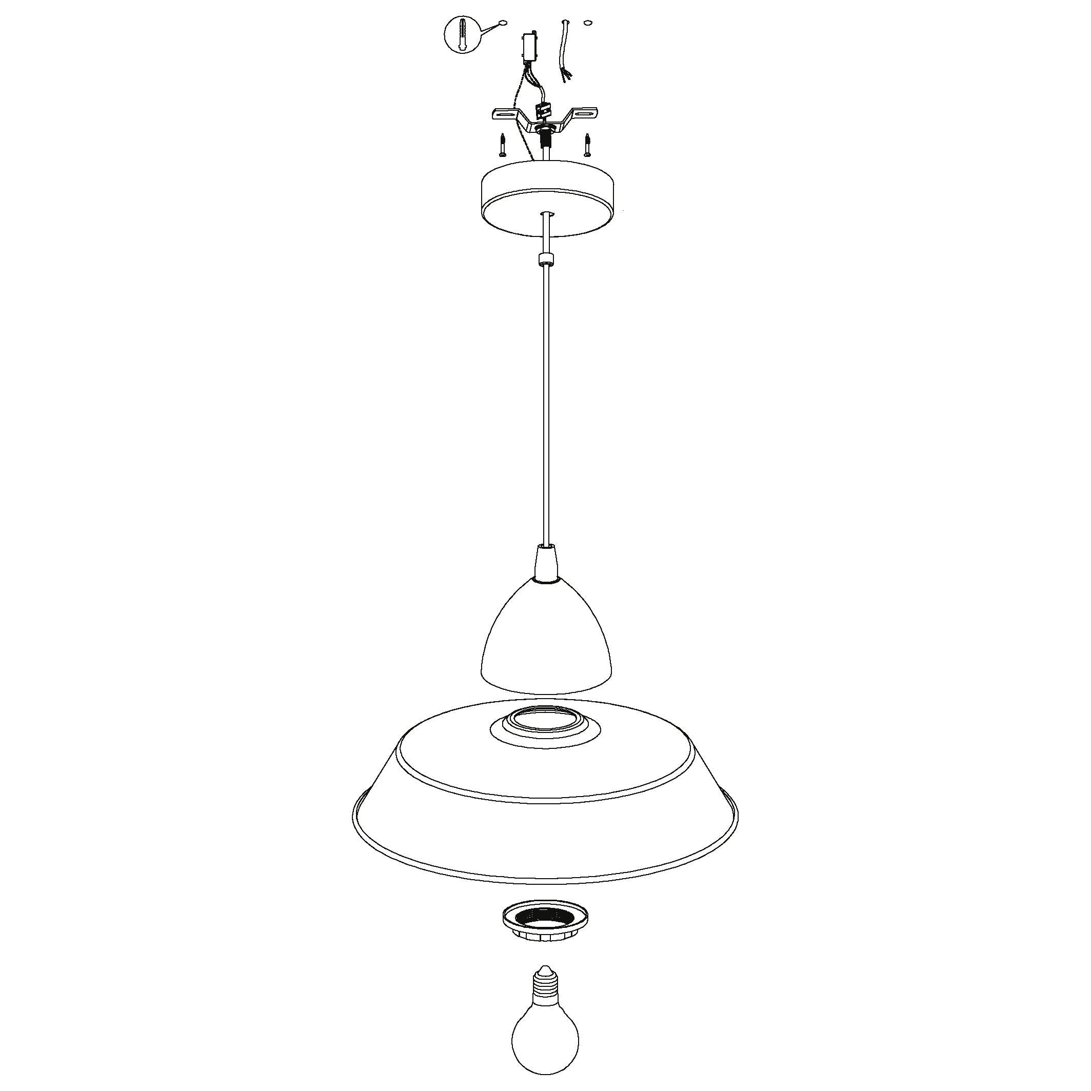 eglo auckland conical metal antique copper ceiling pendant kitchen lighting
