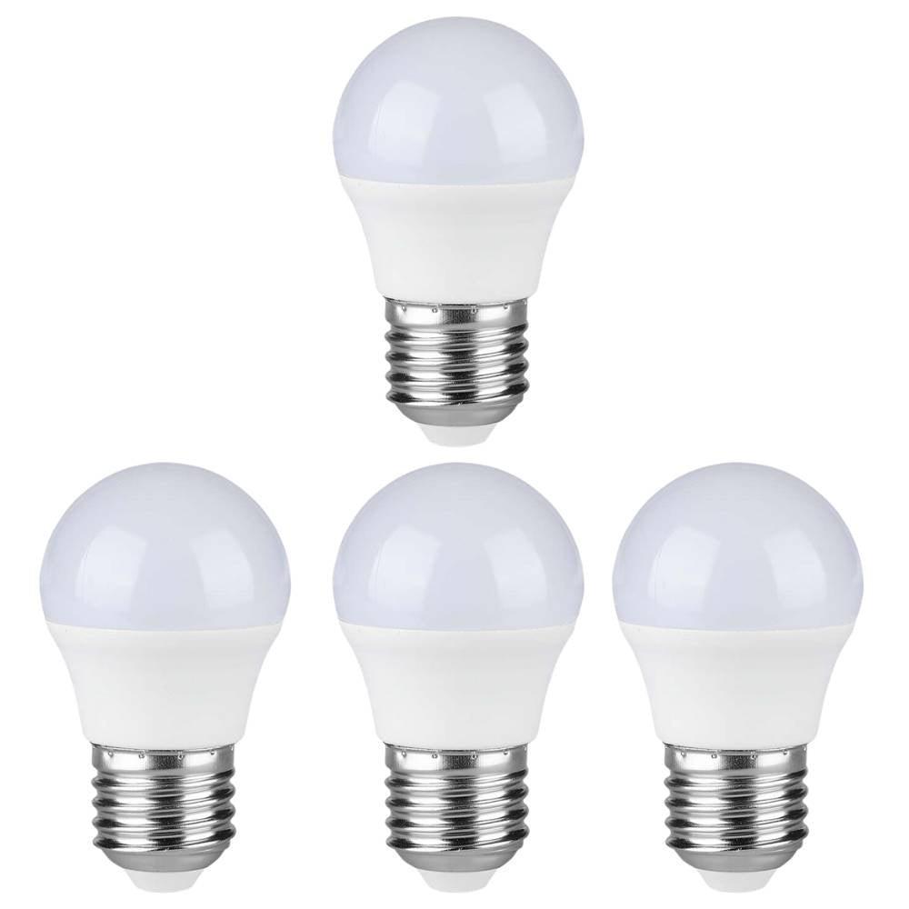 4 x E27 LED 4.5W Non-Dimmable Lamp/Bulb (40W Equivalent)