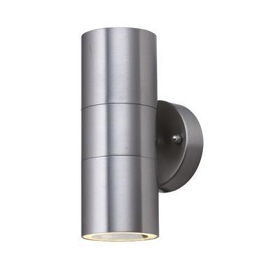 stainless steel up downlighter led outdoor wall light