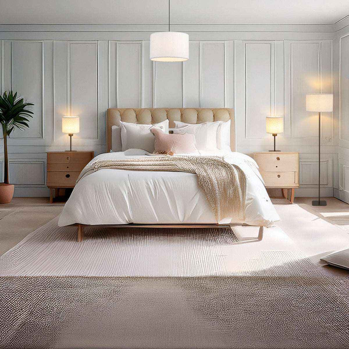Chelsea, Latte Metal, Pendant Light - Synthetic Cashmere-warehouse-091026