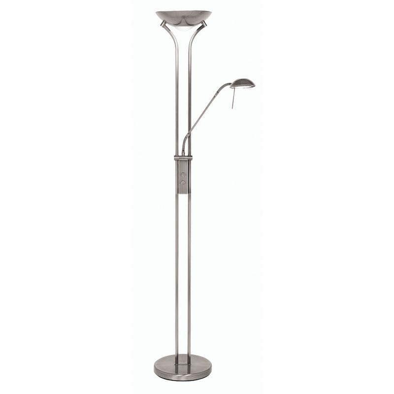 Mother & Child Antique Chrome Floor Lamp-warehouse-clearance-220526
