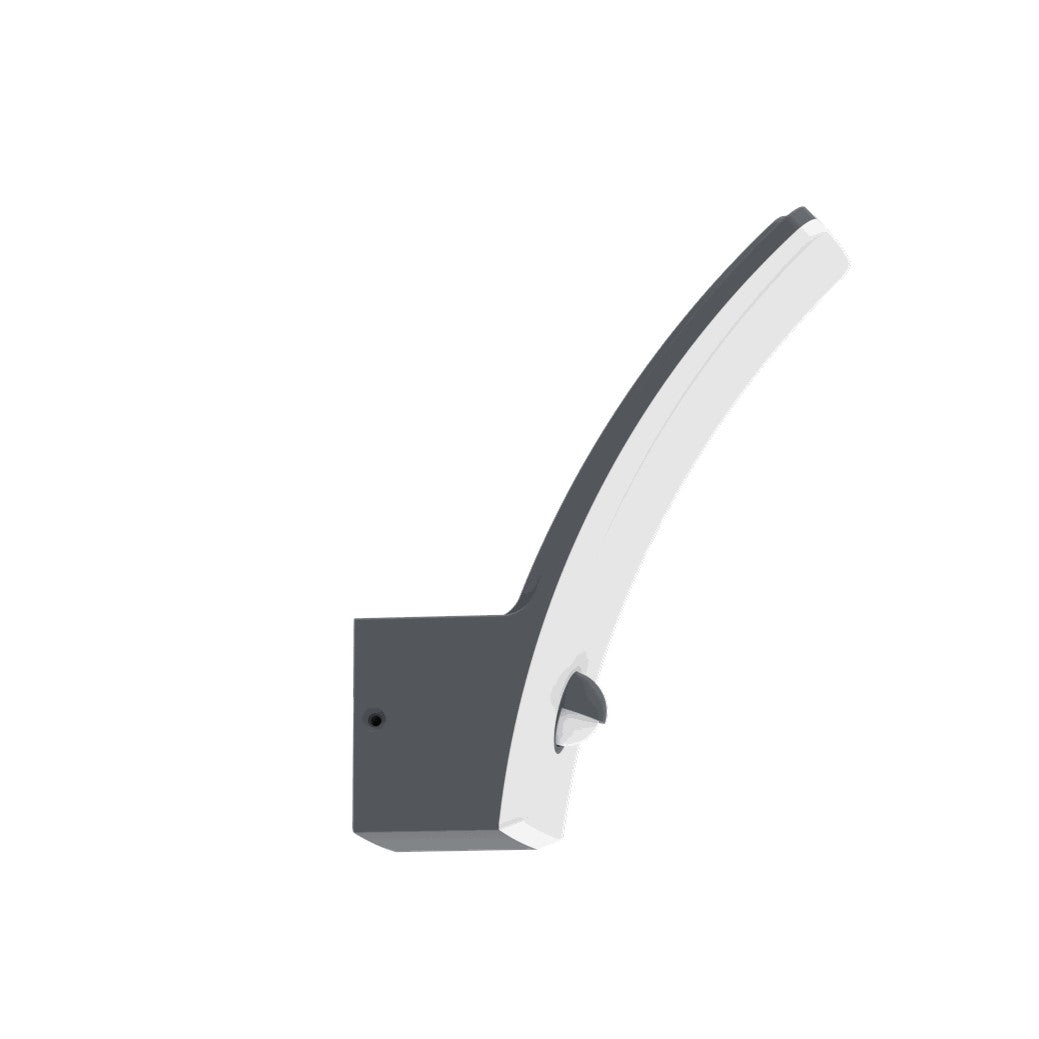 Lutec Kilo PIR Integrated LED Outside Wall Light - Dark Grey
