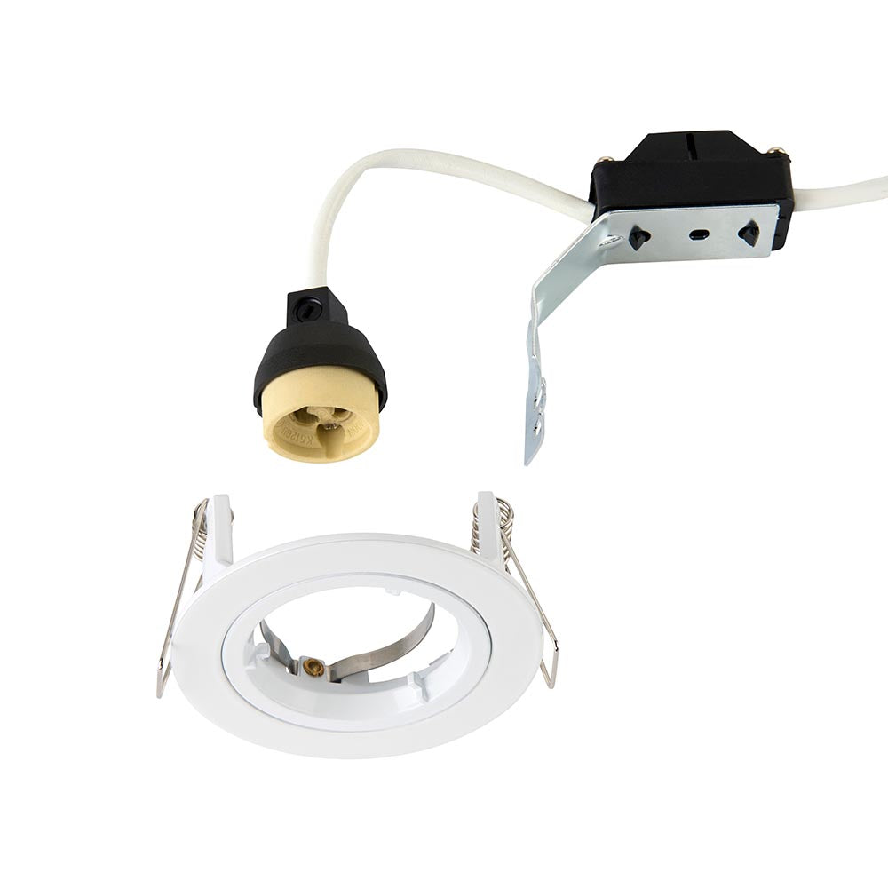 Cast Fixed White Recessed Downlight-warehouse-180926
