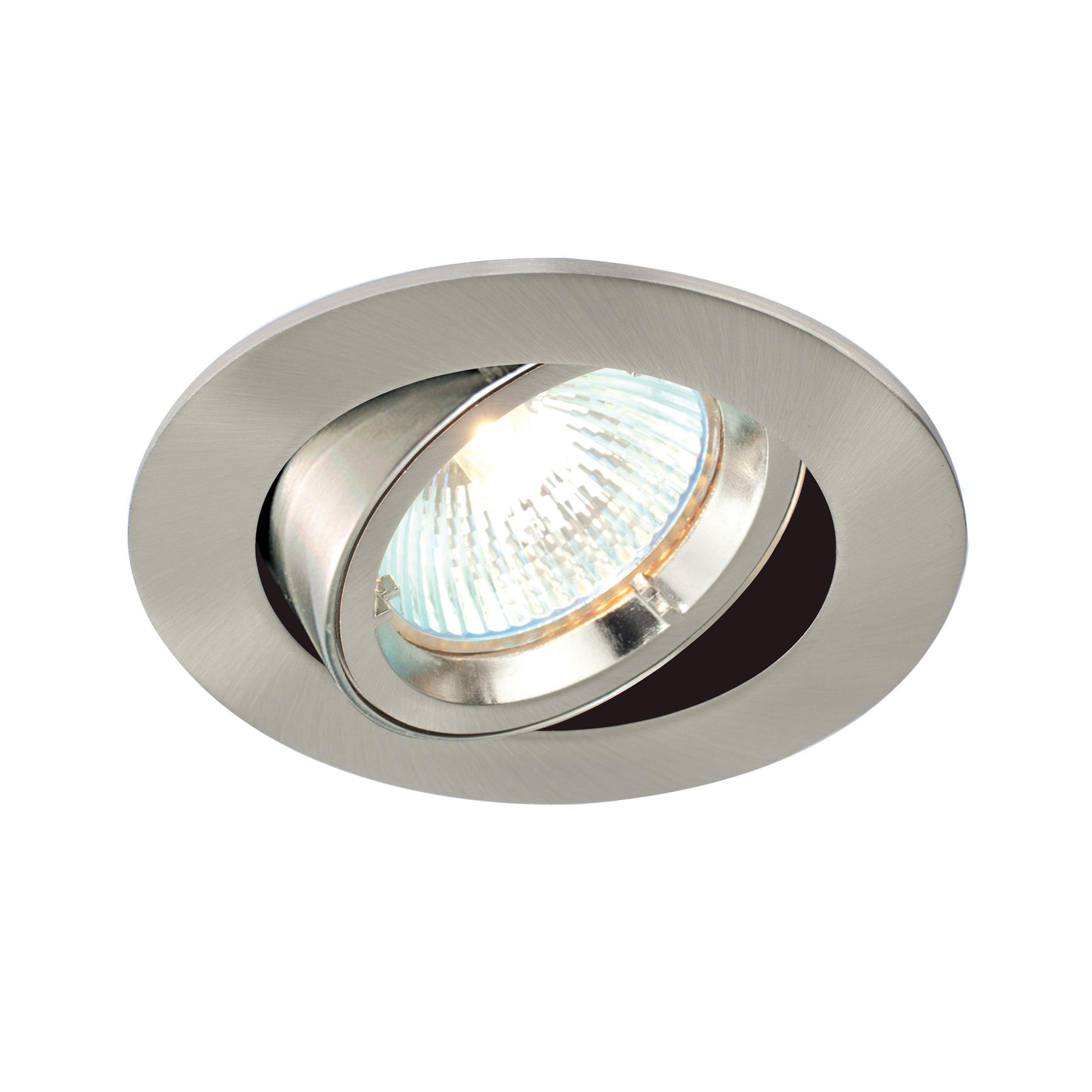 Cast Nickel Tilt Recessed Downlight-clearance