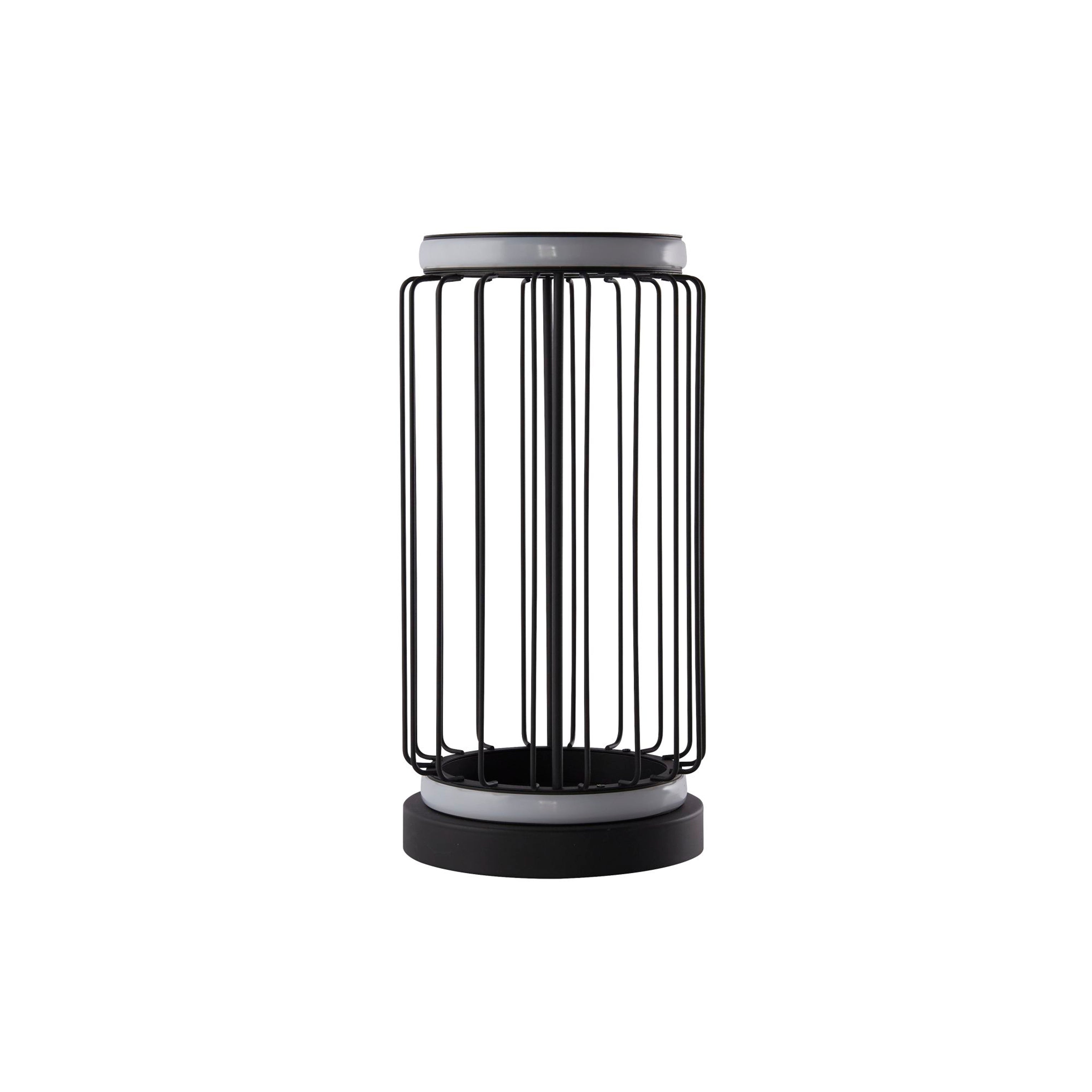 Searchlight Circolo Black Cage Table Lamp