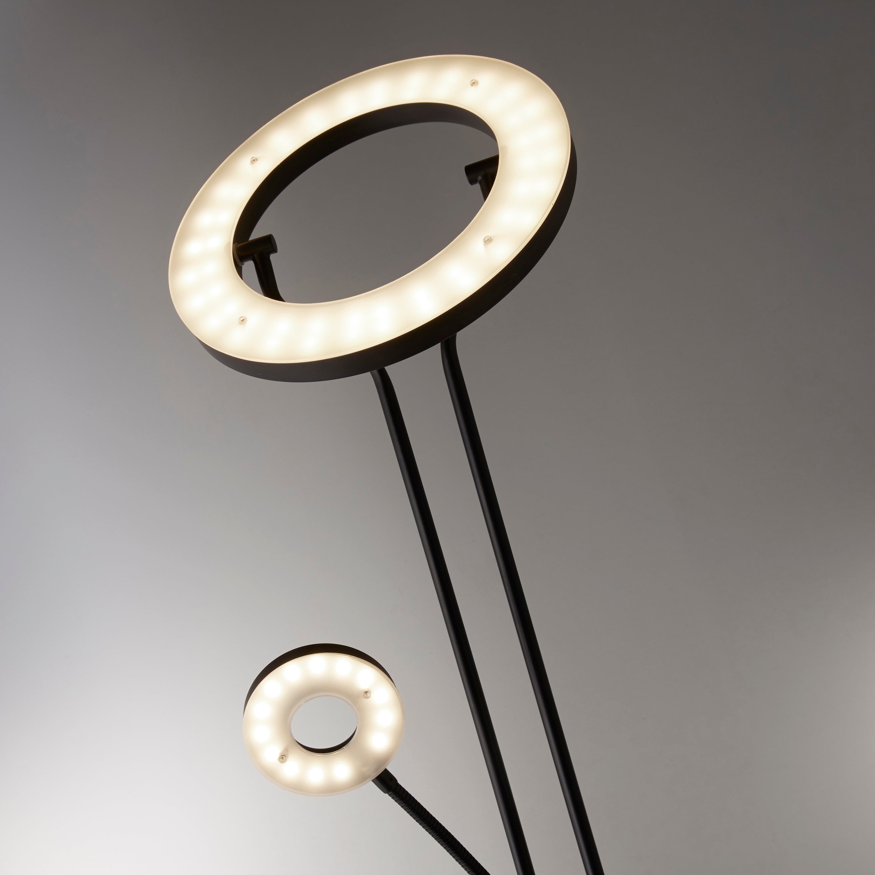 Searchlight Mother & Child Black LED Floor Lamp