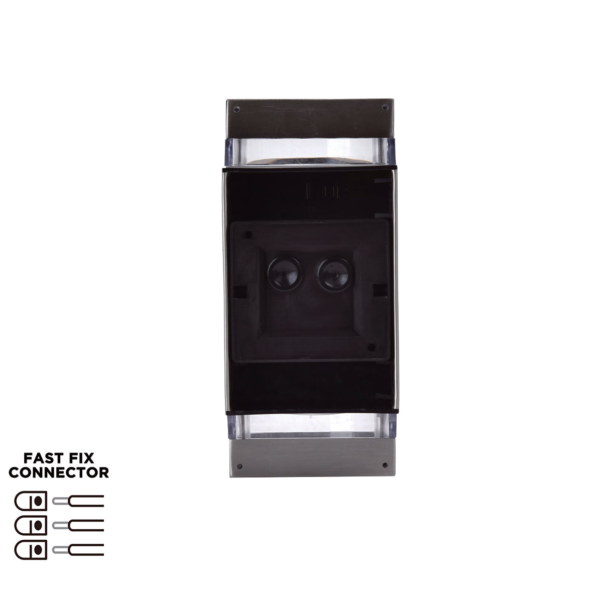 Lutec Focus PIR Outdoor Wall Light In Stainless Steel