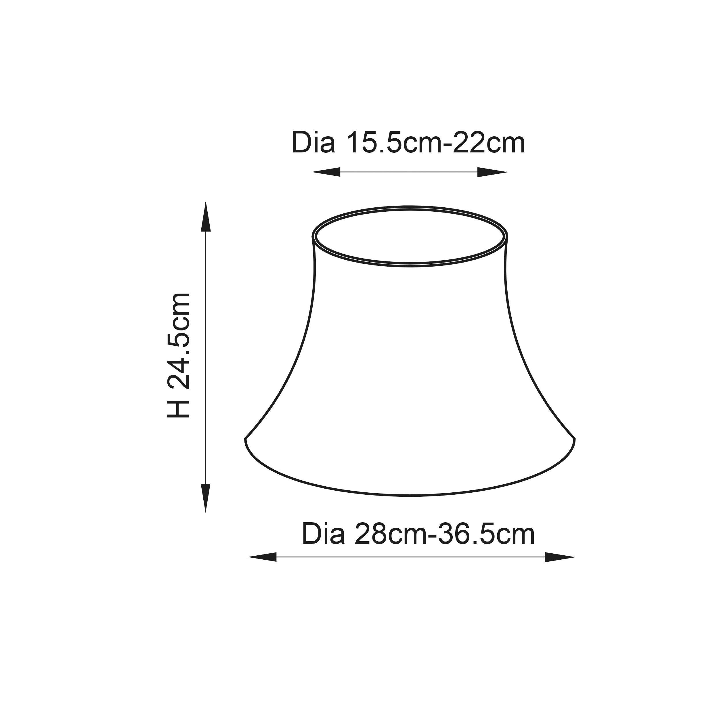 celia 1 lamp shade by Endon Lighting Bedroom Close Up Image