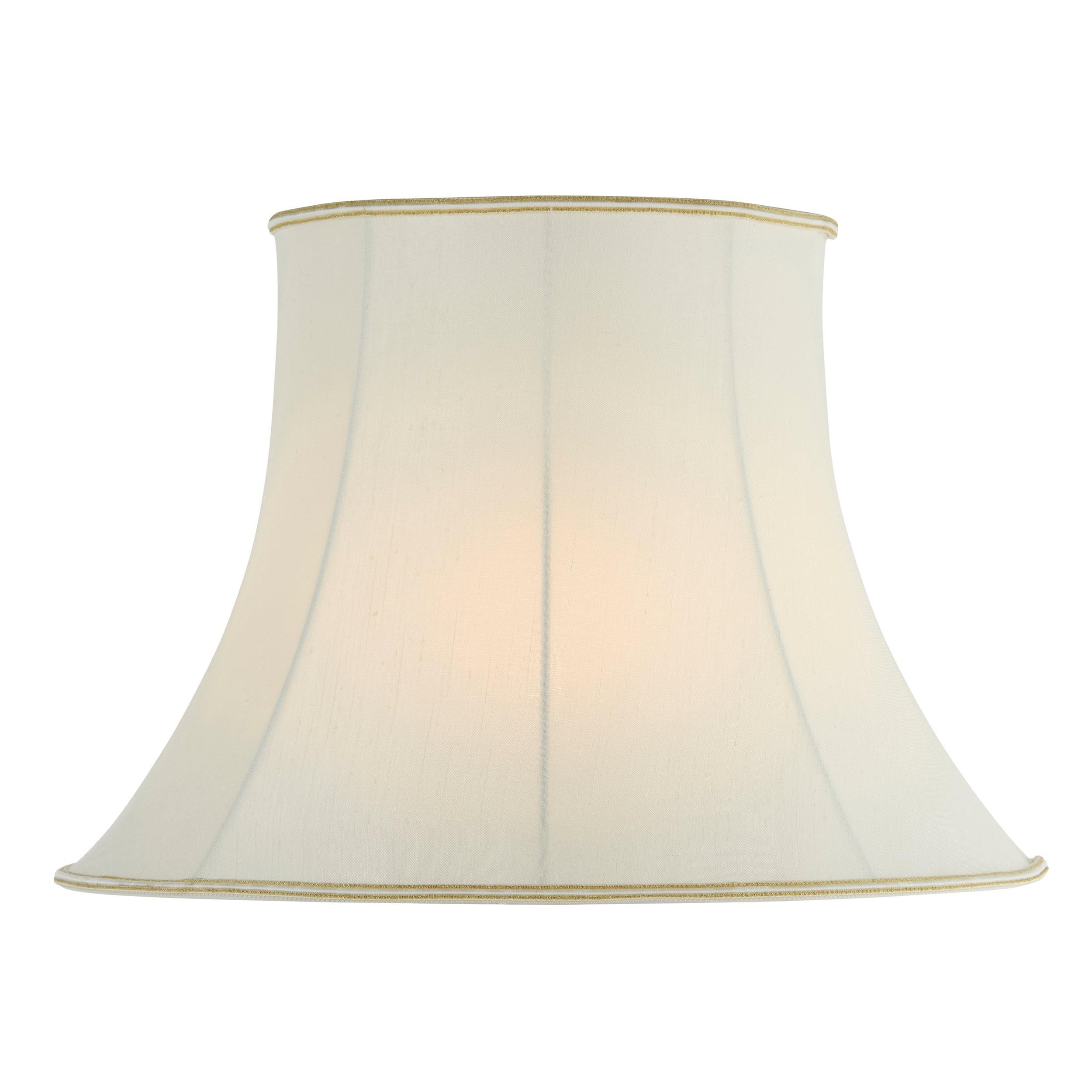 celia 20 cream 1lt shade by Endon Lighting Living room close up image