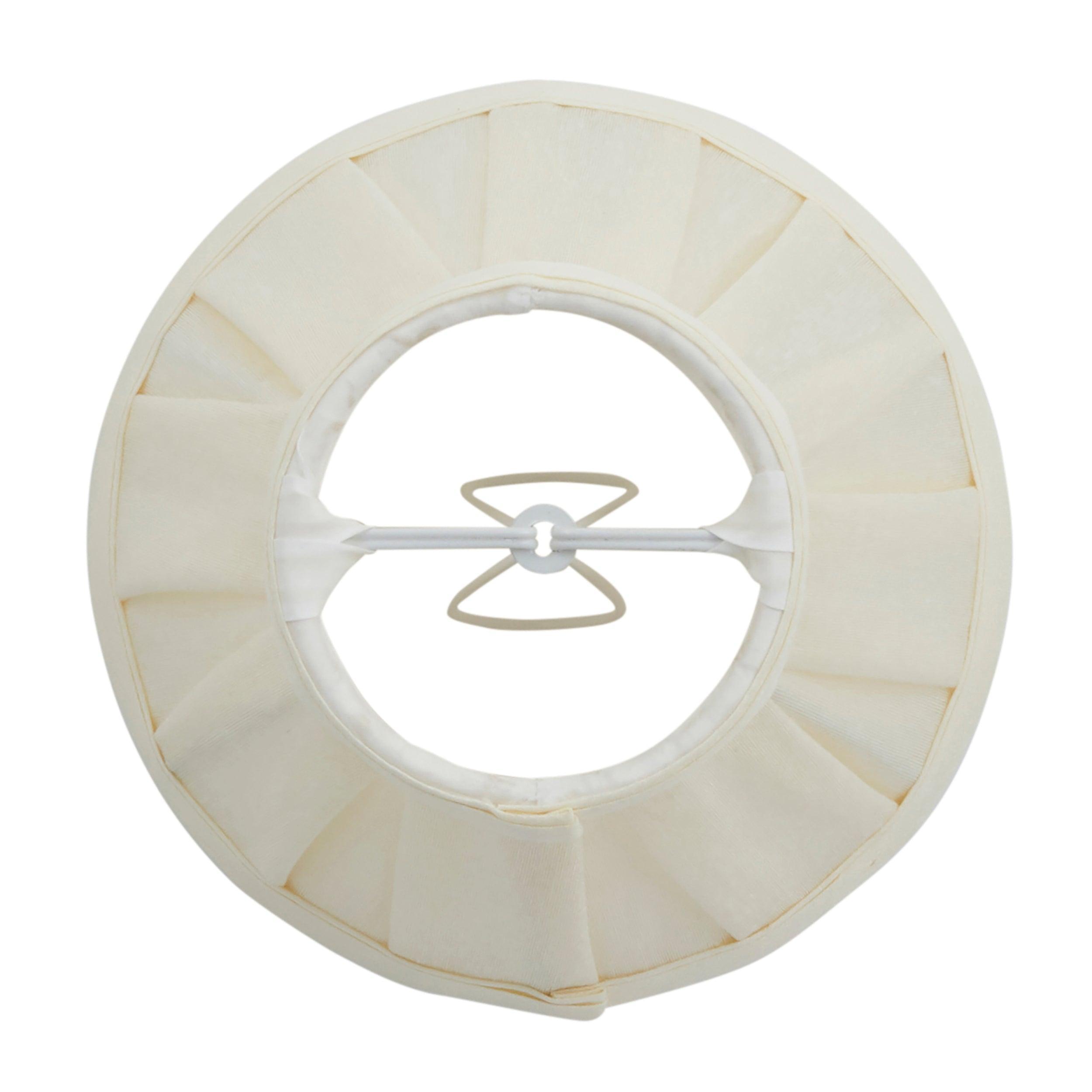 carla cream 6 inch 1lt shade by Endon Lighting Living room close up image