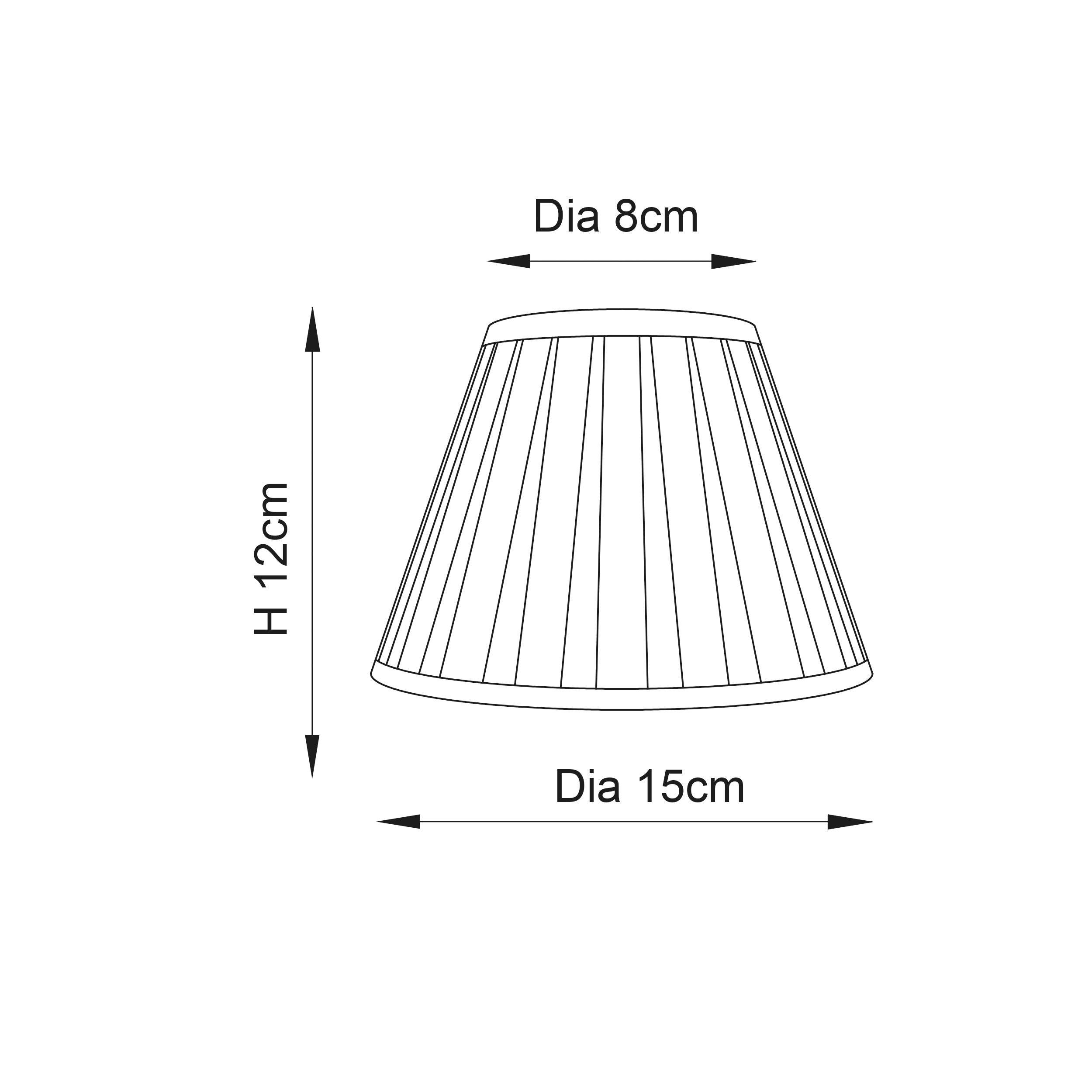 carla cream 6 inch 1lt shade by Endon Lighting Living Room Family Shot