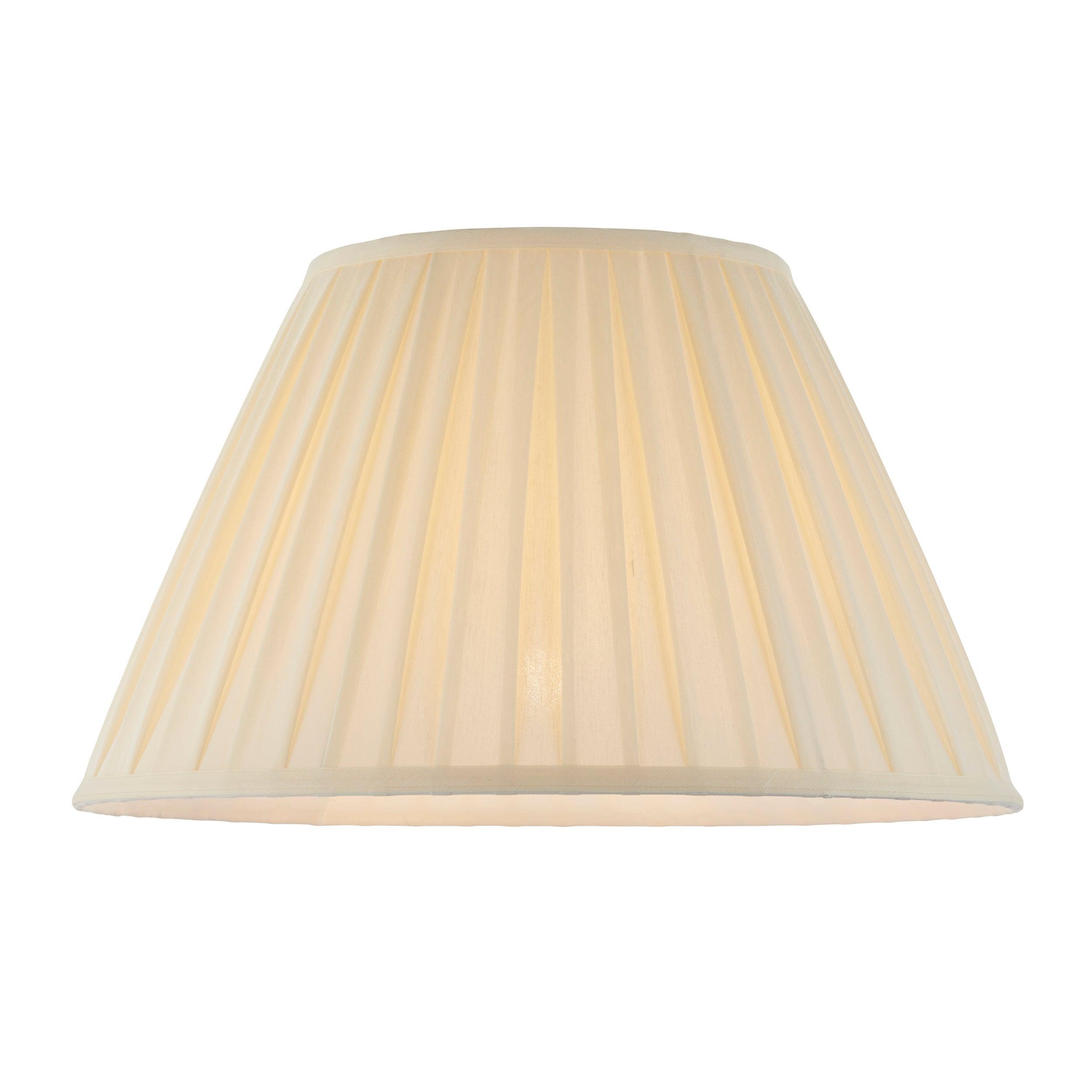 carla cream 18 inch 1lt shade by Endon Lighting Living room close up image