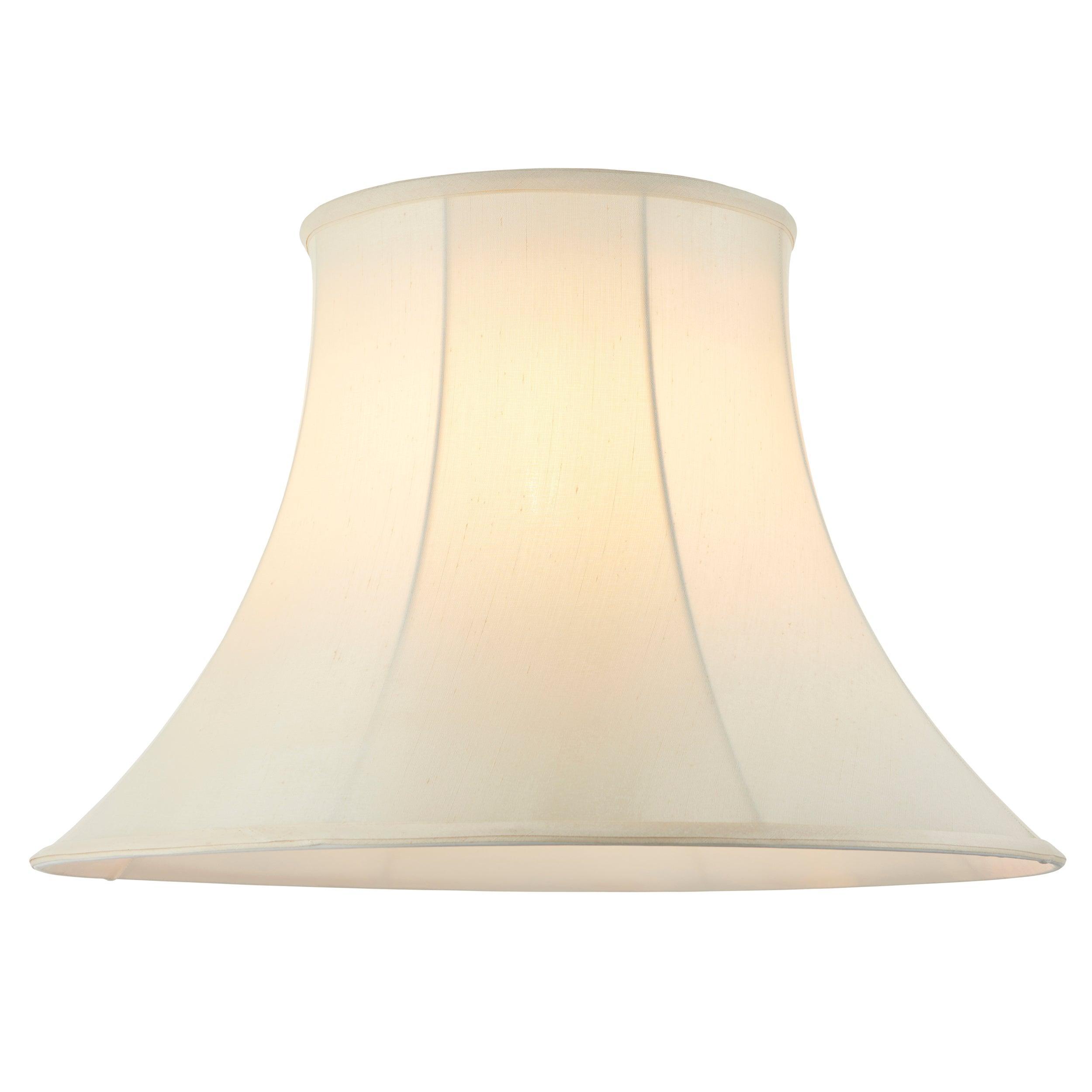 carrie 22 cream 1lt shade by Endon Lighting Living room close up image