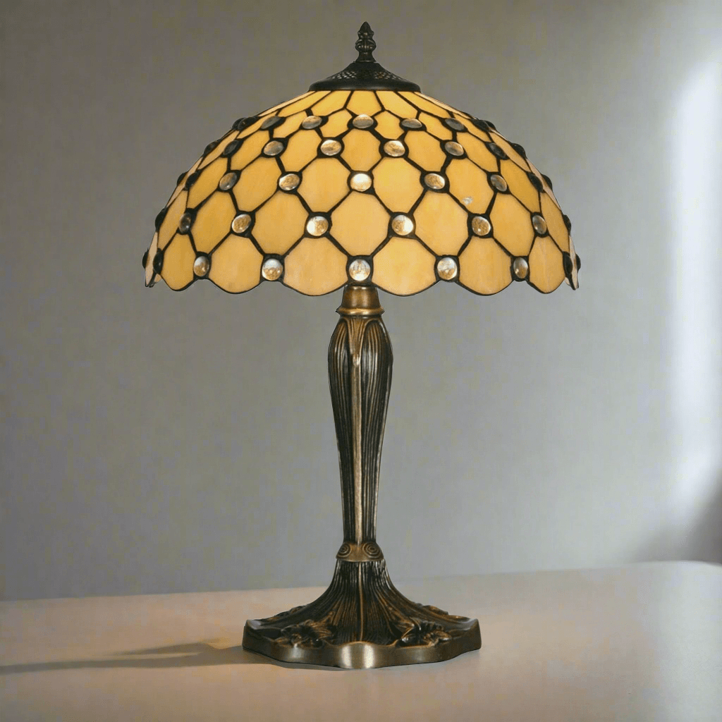 Oaks Lighting Jewel Tiffany Table Lamp