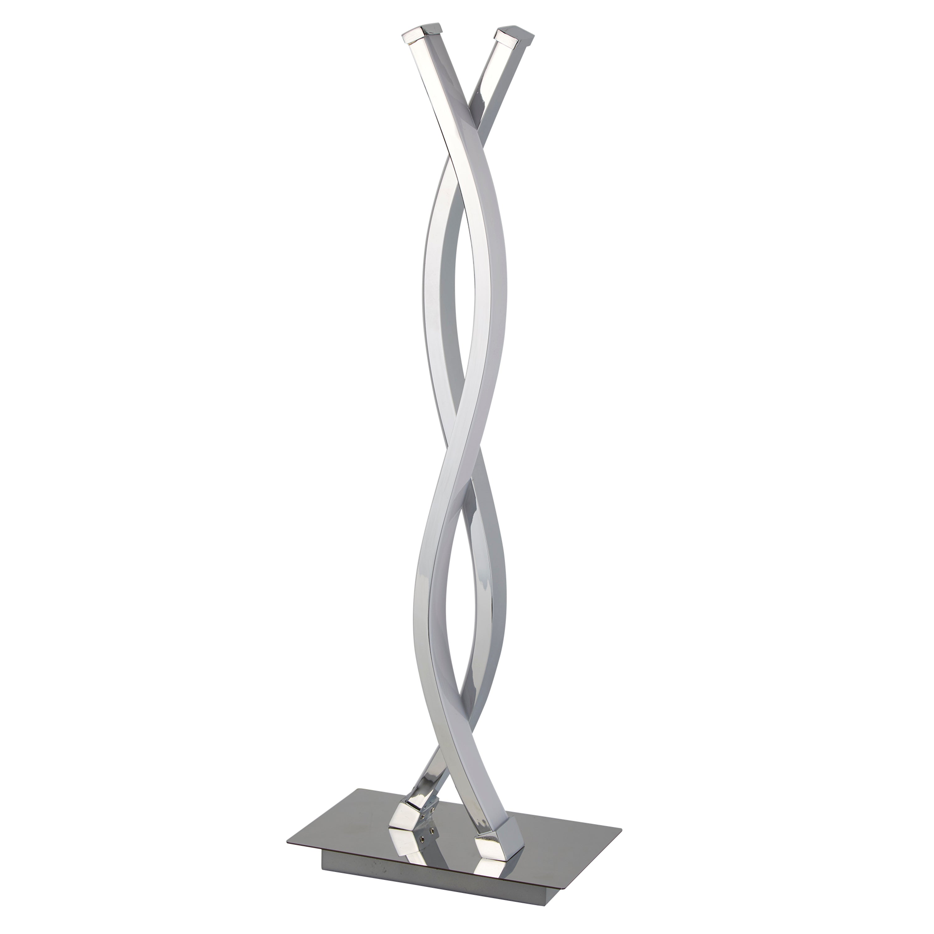 Searchlight Platt LED Wave Chrome Table Lamp