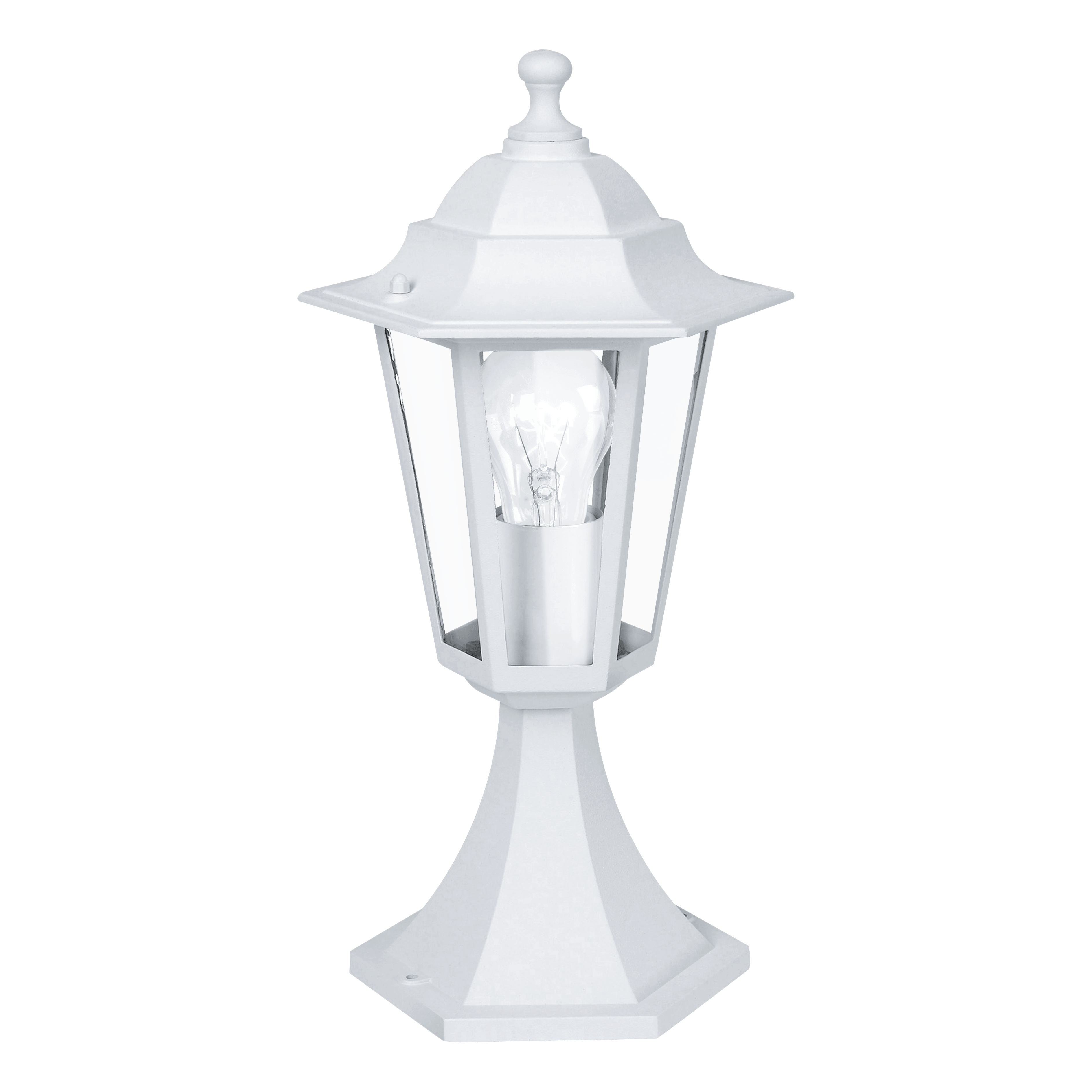 eglo laterna 5 ip44 white pedestal light hallway lighting